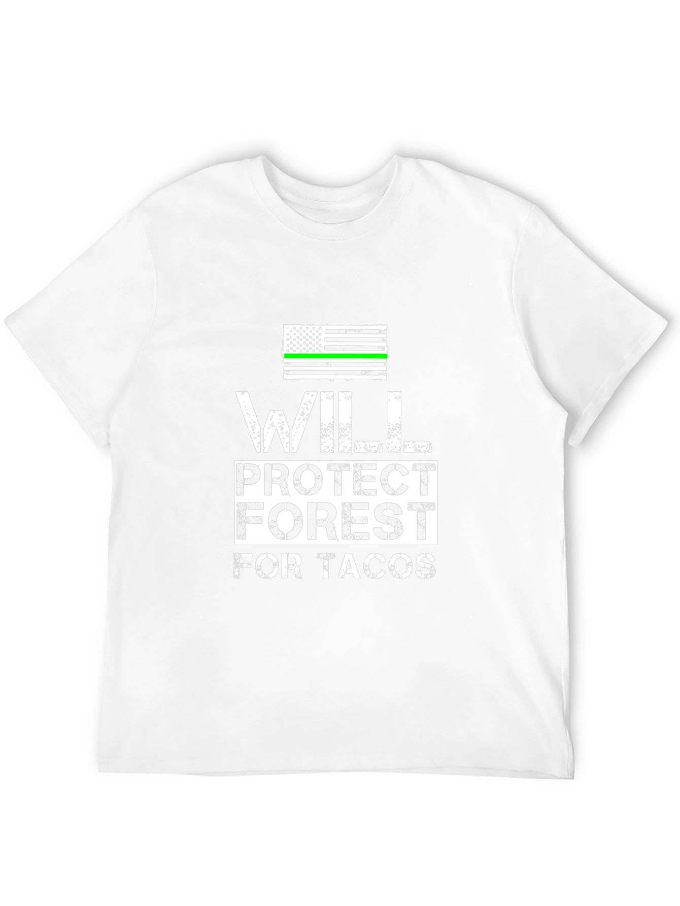Black Will Protect Forest for Tacos Graphic Tee view 12