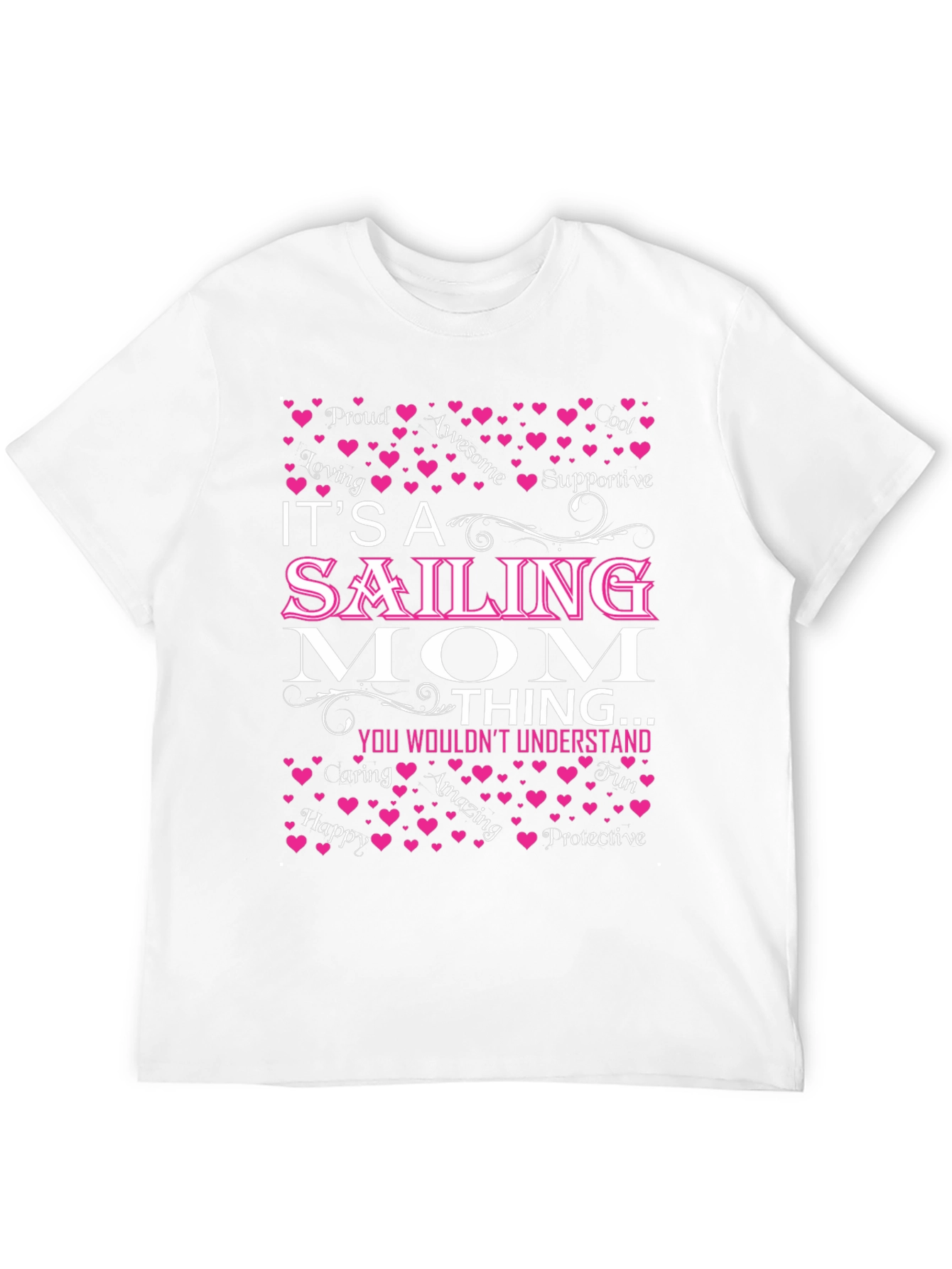 Black It's a Sailing Mom Thing T-Shirt view 12