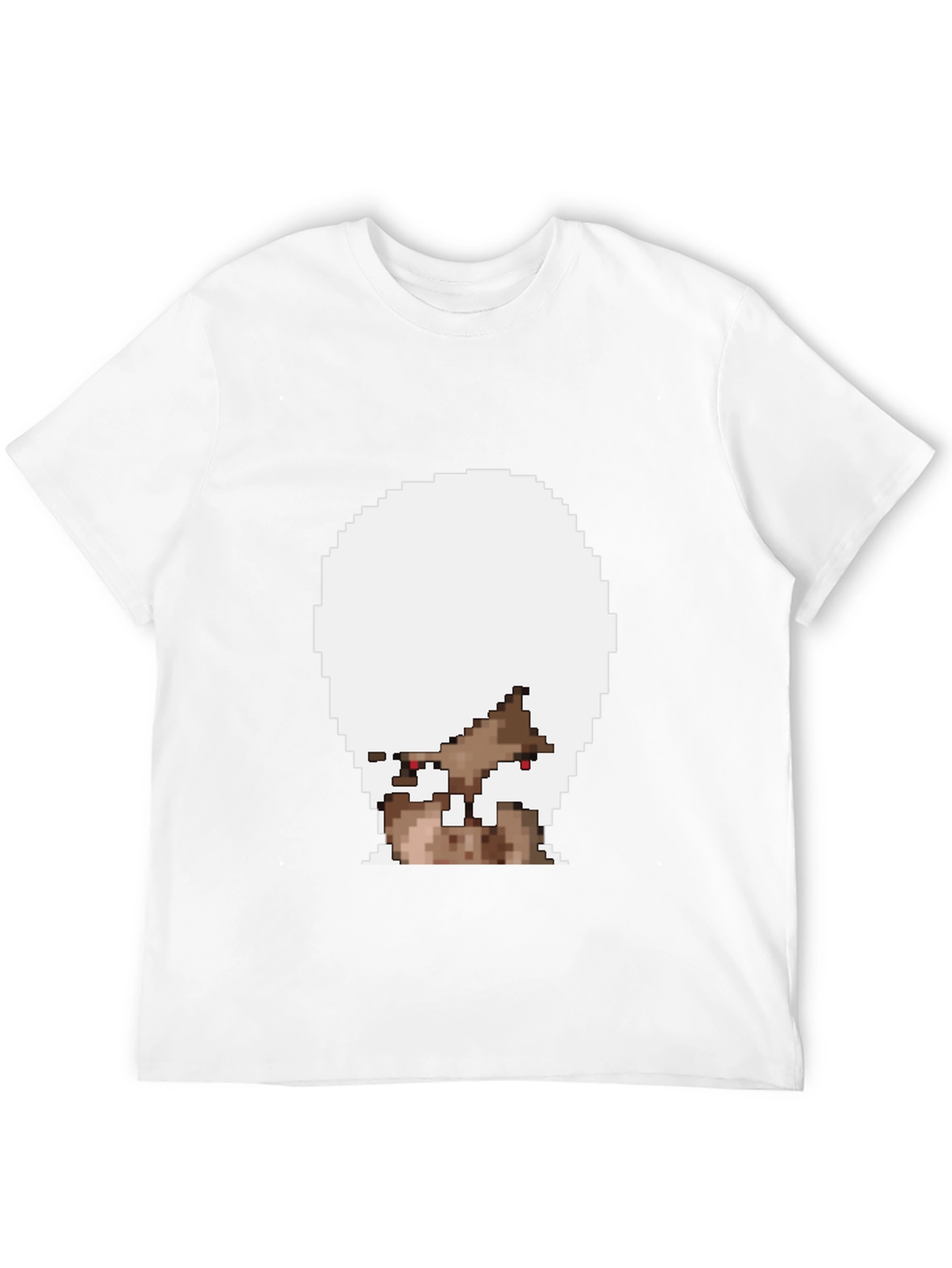 Black Pixelated T-Shirt - Unique Design view 12