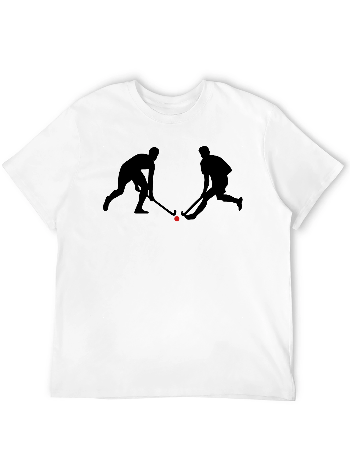 Black Hockey Players Black T-Shirt view 12