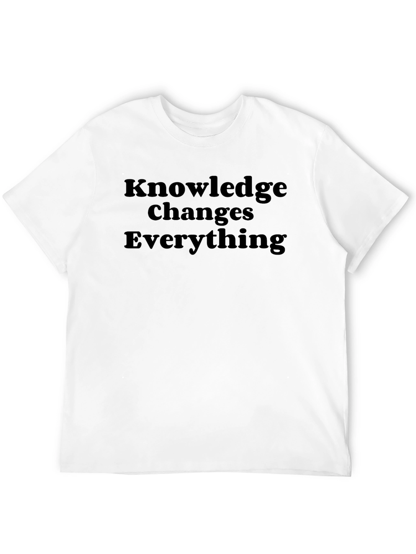 Black Knowledge Changes Everything Graphic Tee view 12