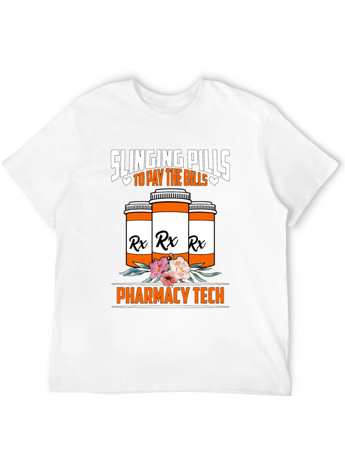 Black Slinging Pills Pharmacy Tech T-Shirt view 12