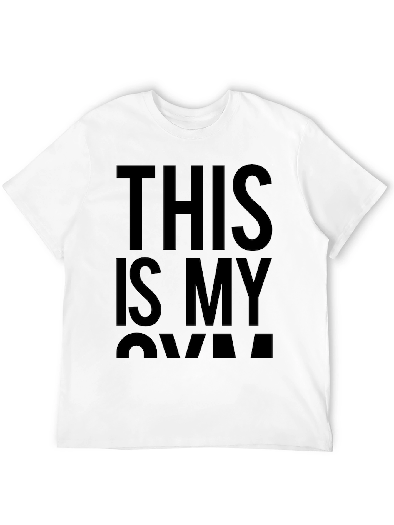 Black Men's 'This is My Own' Graphic Black T-Shirt view 12
