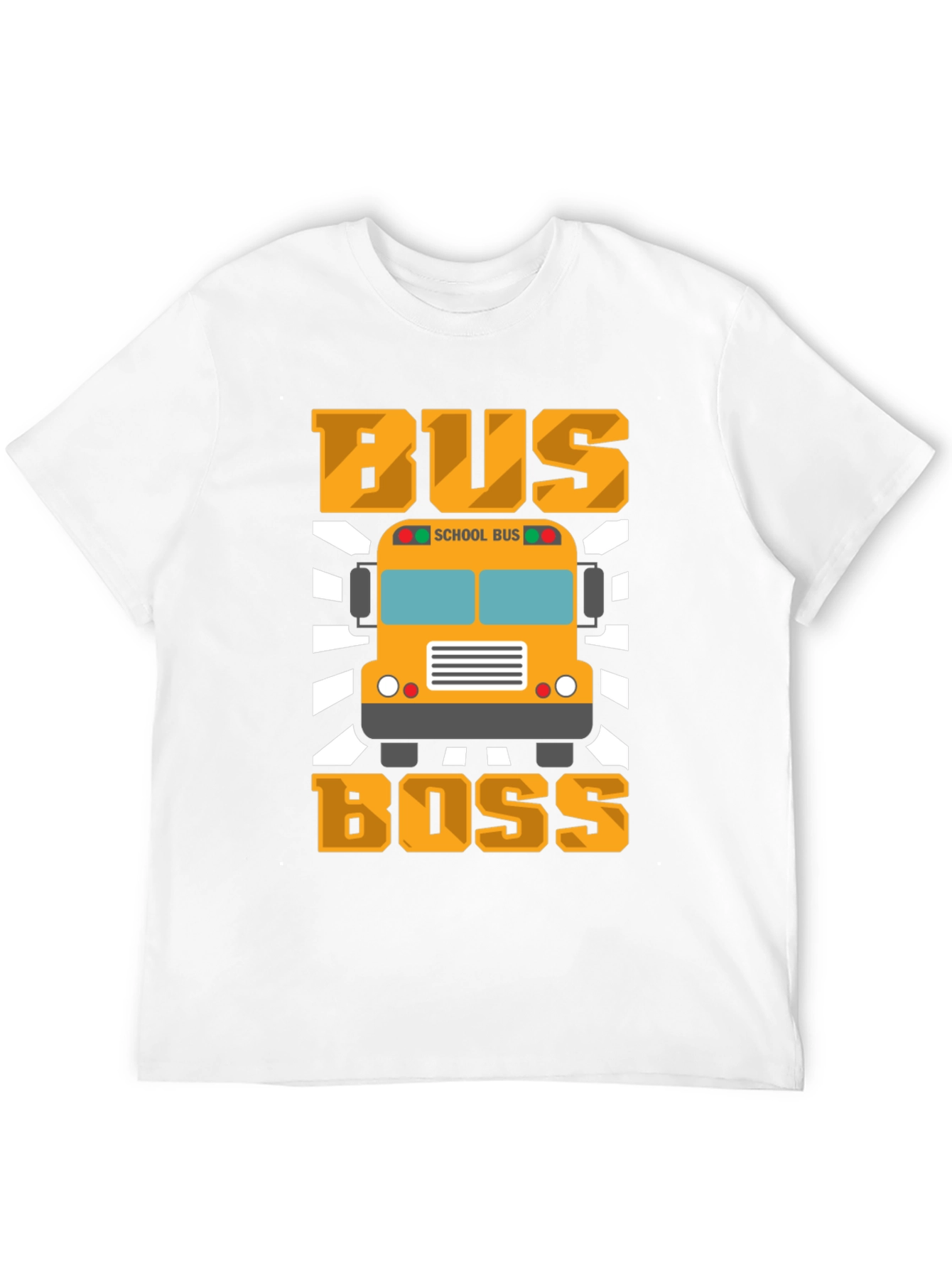 Black Bus Boss T-Shirt - School Bus Driver Apparel view 12