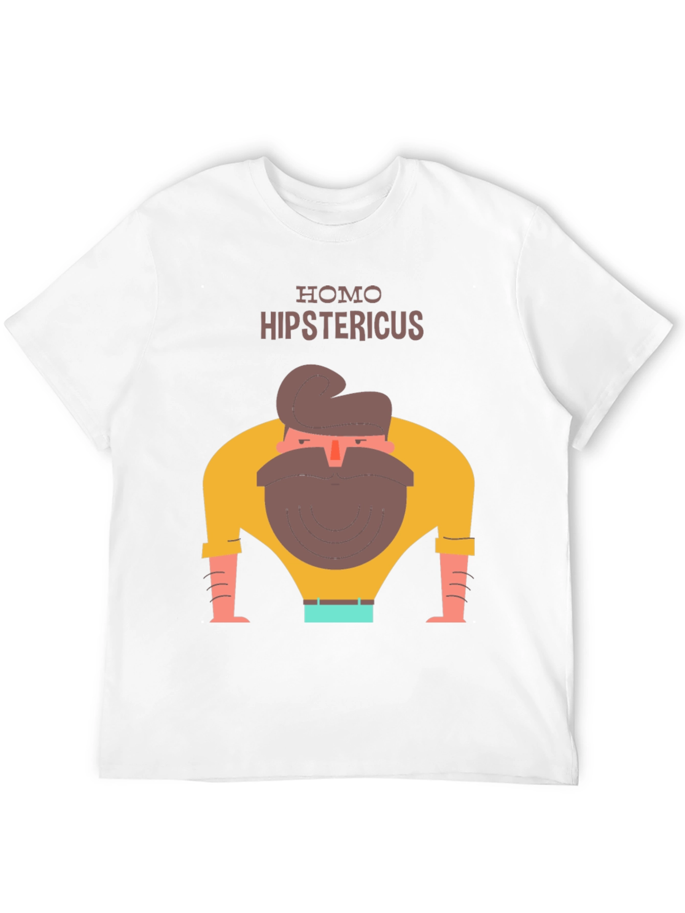 Black Homo Hipstericus Graphic Tee view 12