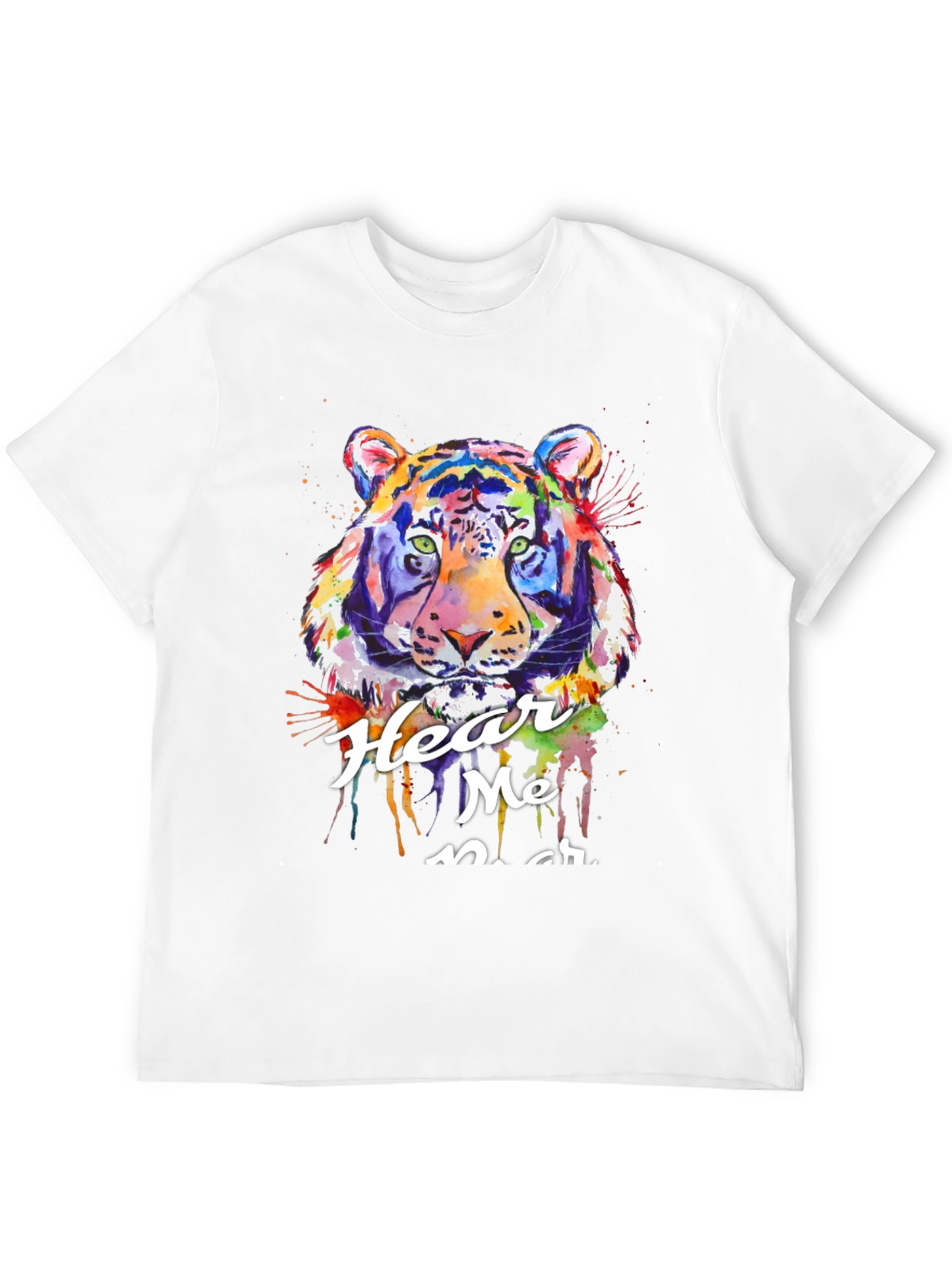 Black Vibrant Tiger Graphic Tee - Hear Me Roar! view 12