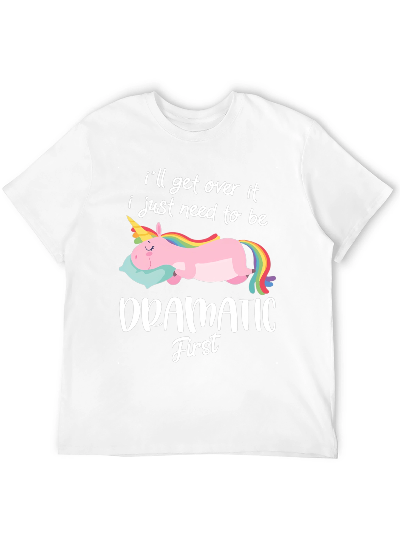 Black Dramatic First Unisex T-Shirt view 12