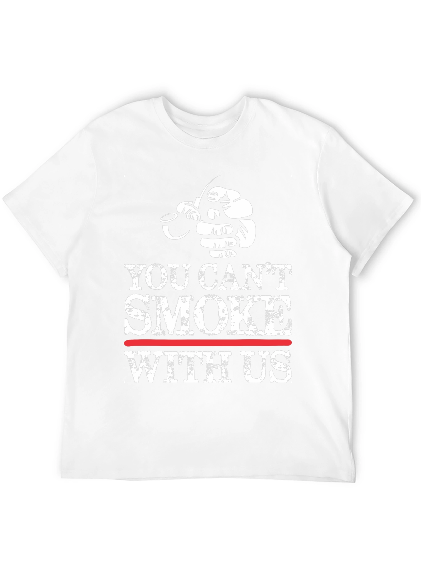 Black You Can't Smoke With Us Graphic Tee view 12