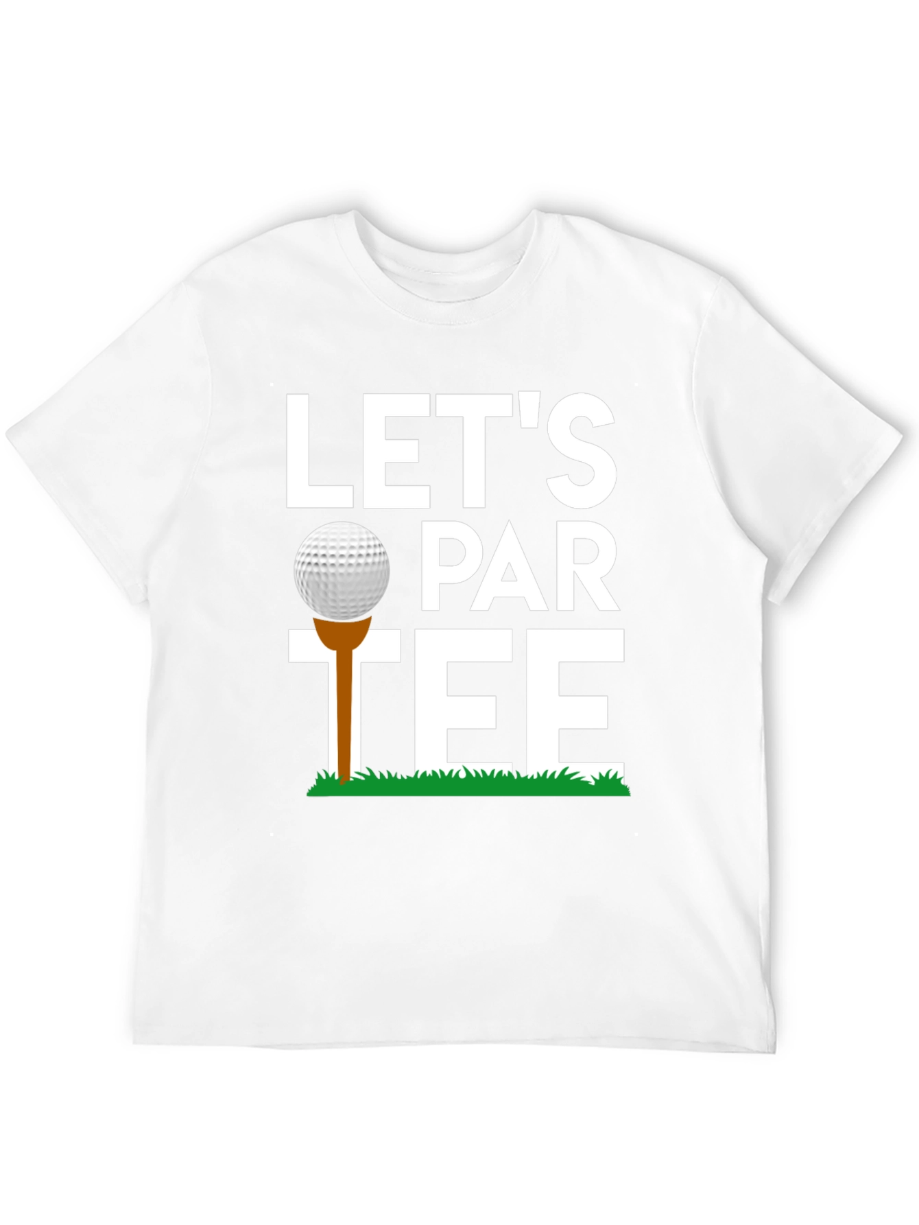 Black Let's Par-Tee Golf T-Shirt Funny Golfing Tee view 12