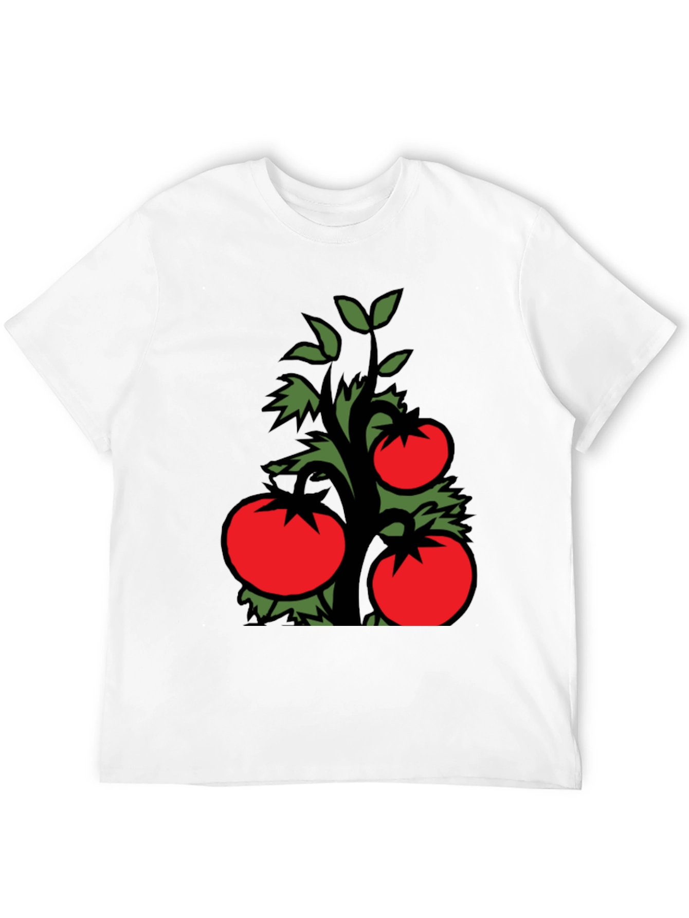 Black Tomato Plant Graphic Tee - Fresh Style view 12