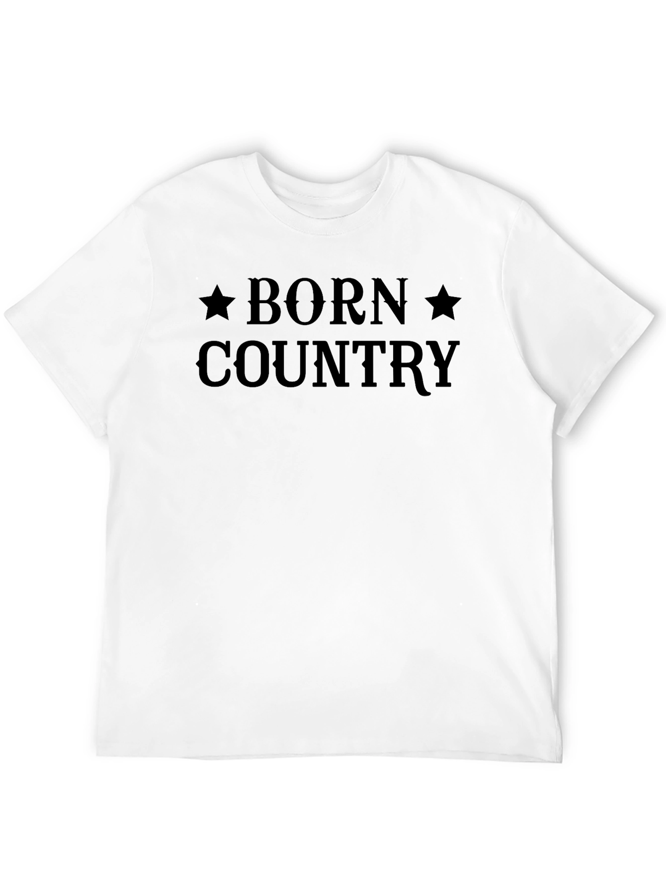 Born Country Graphic Tee - Unisex Black T-Shirt - 12