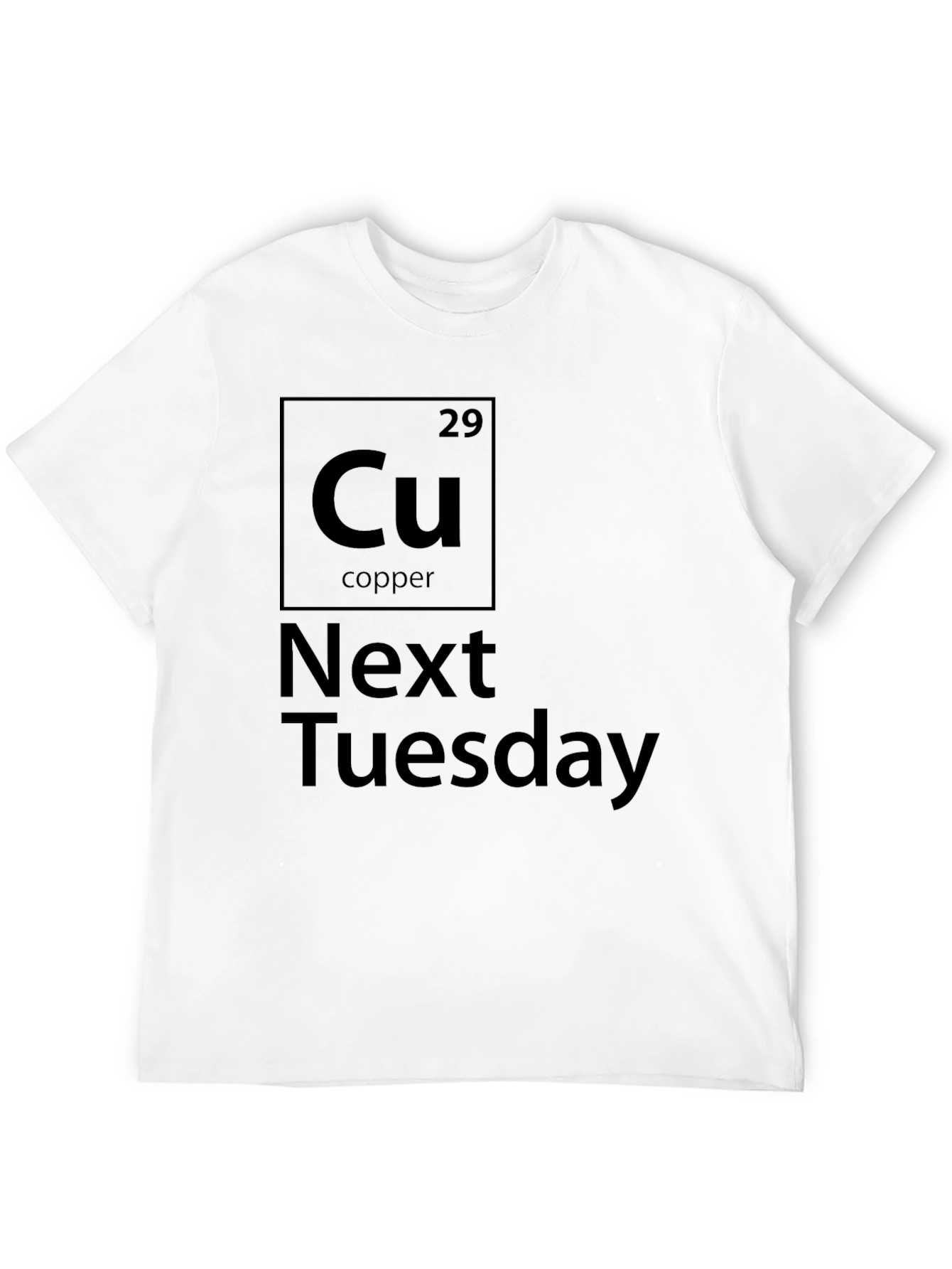 Black Cu Next Tuesday Graphic T-Shirt - Bold & Funny Tee view 12