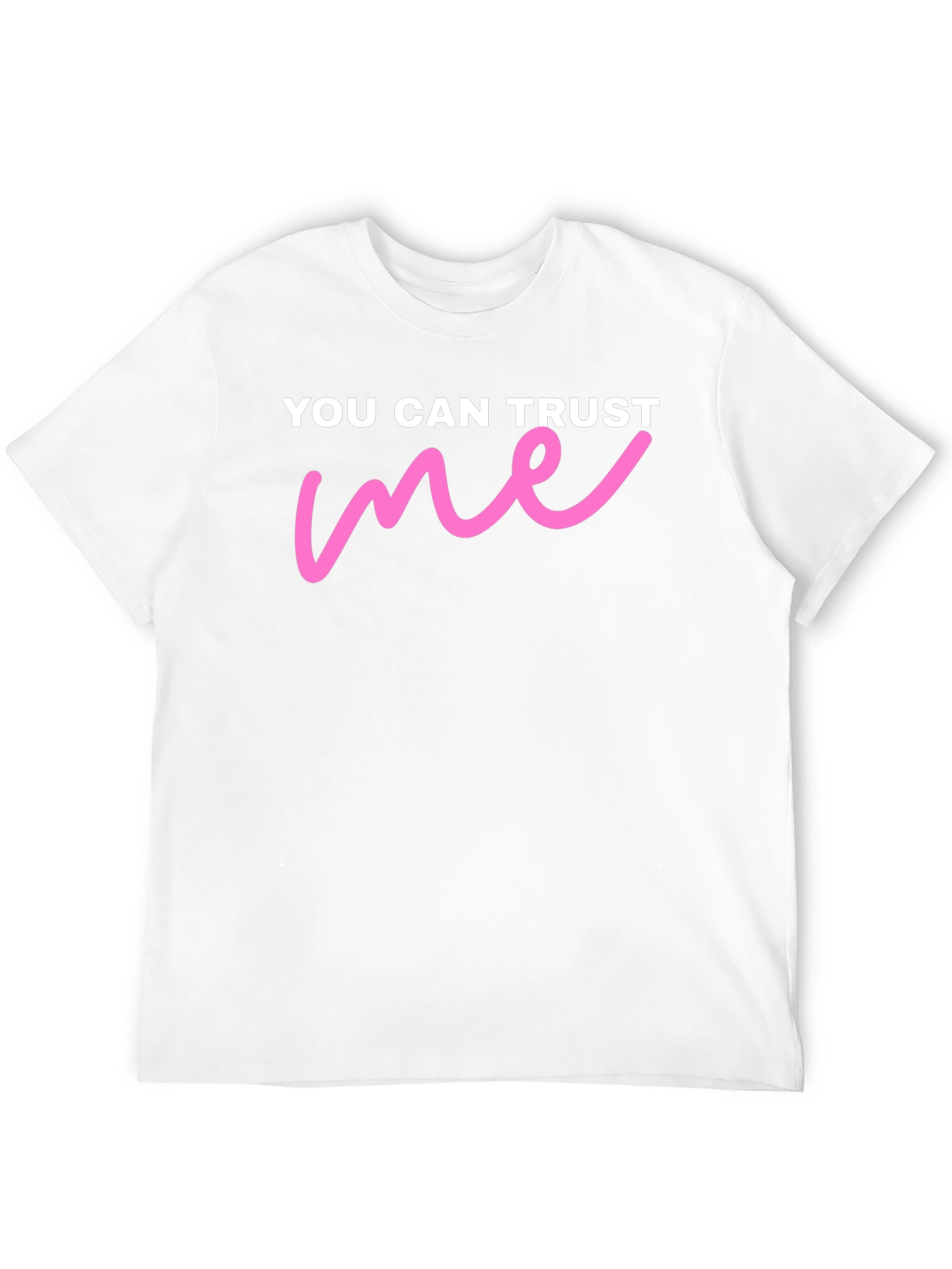 Black You Can Trust Me Graphic Tee - Trendy Casual Comfort view 12