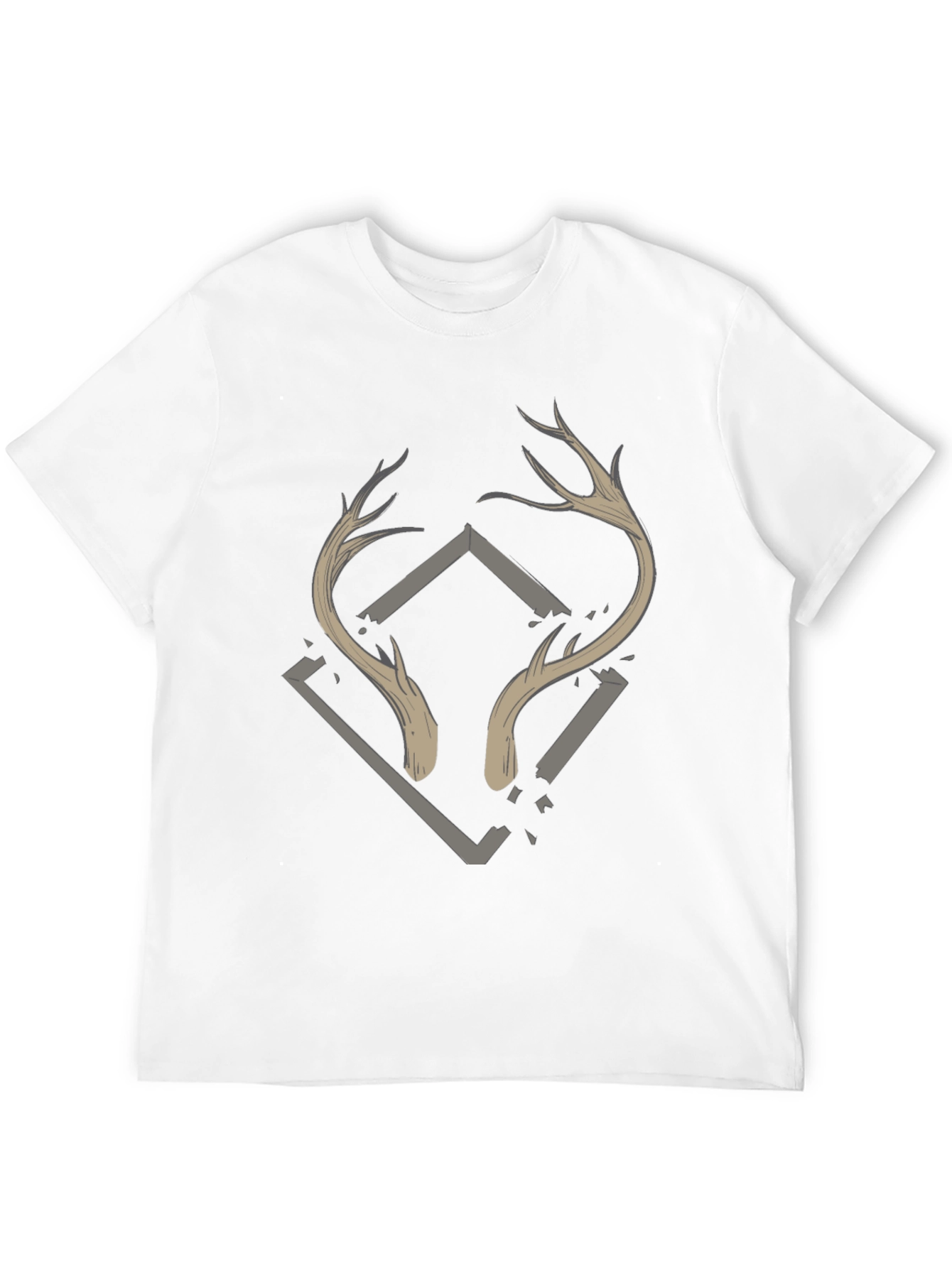 Black Antler Graphic Print Tee - Stylish & Unique view 12