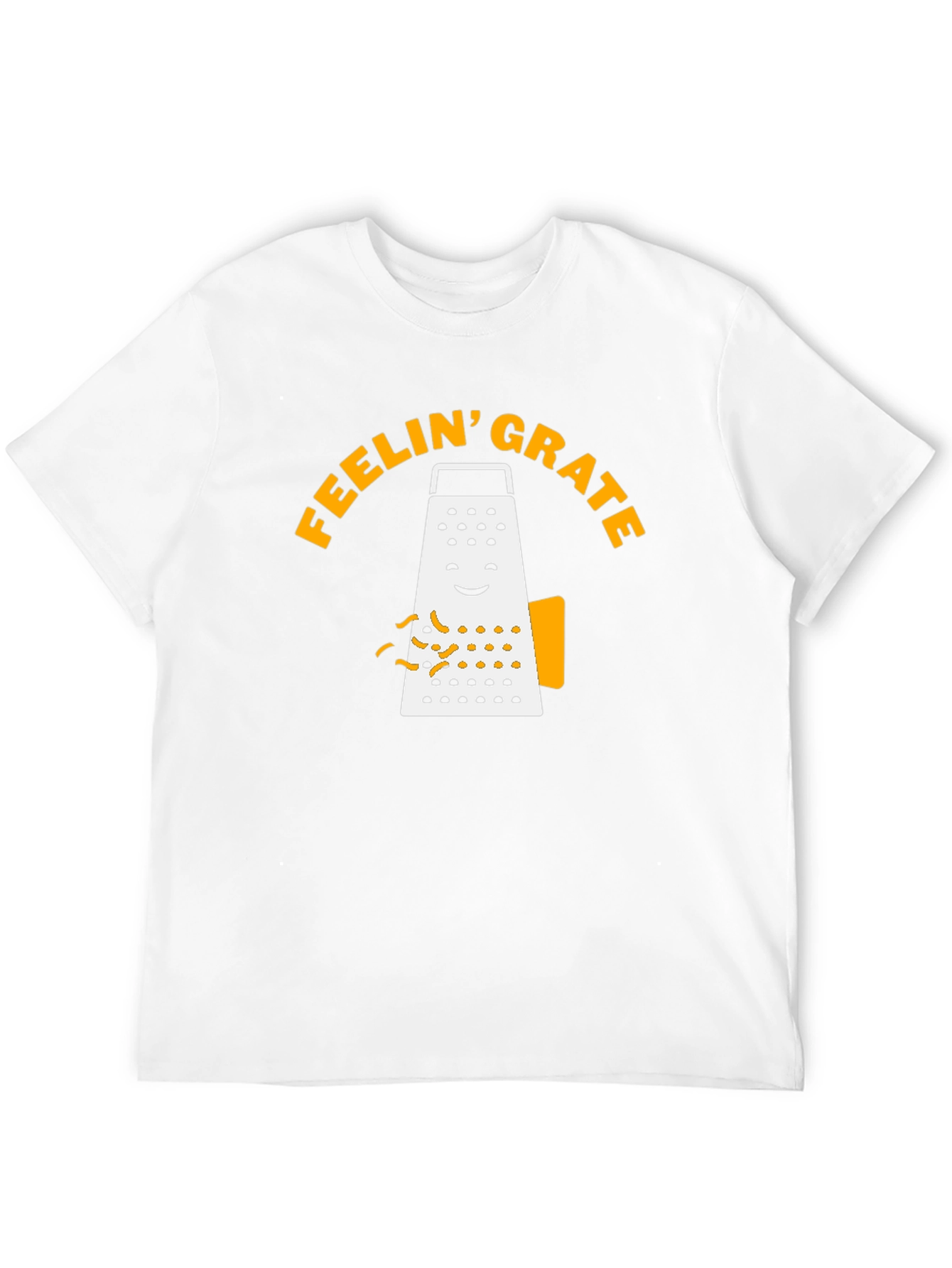 Black Feelin' Grate T-Shirt - Funny Cheese Grater Graphic Tee view 12