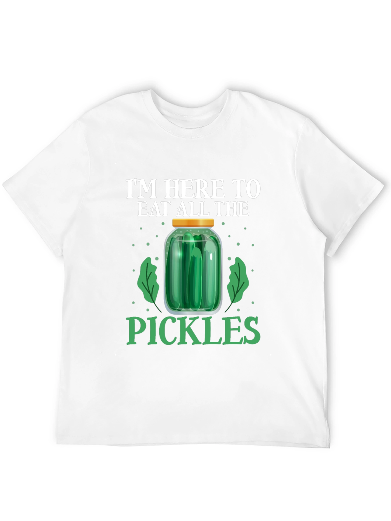 Black Eat All The Pickles Graphic T-Shirt view 12