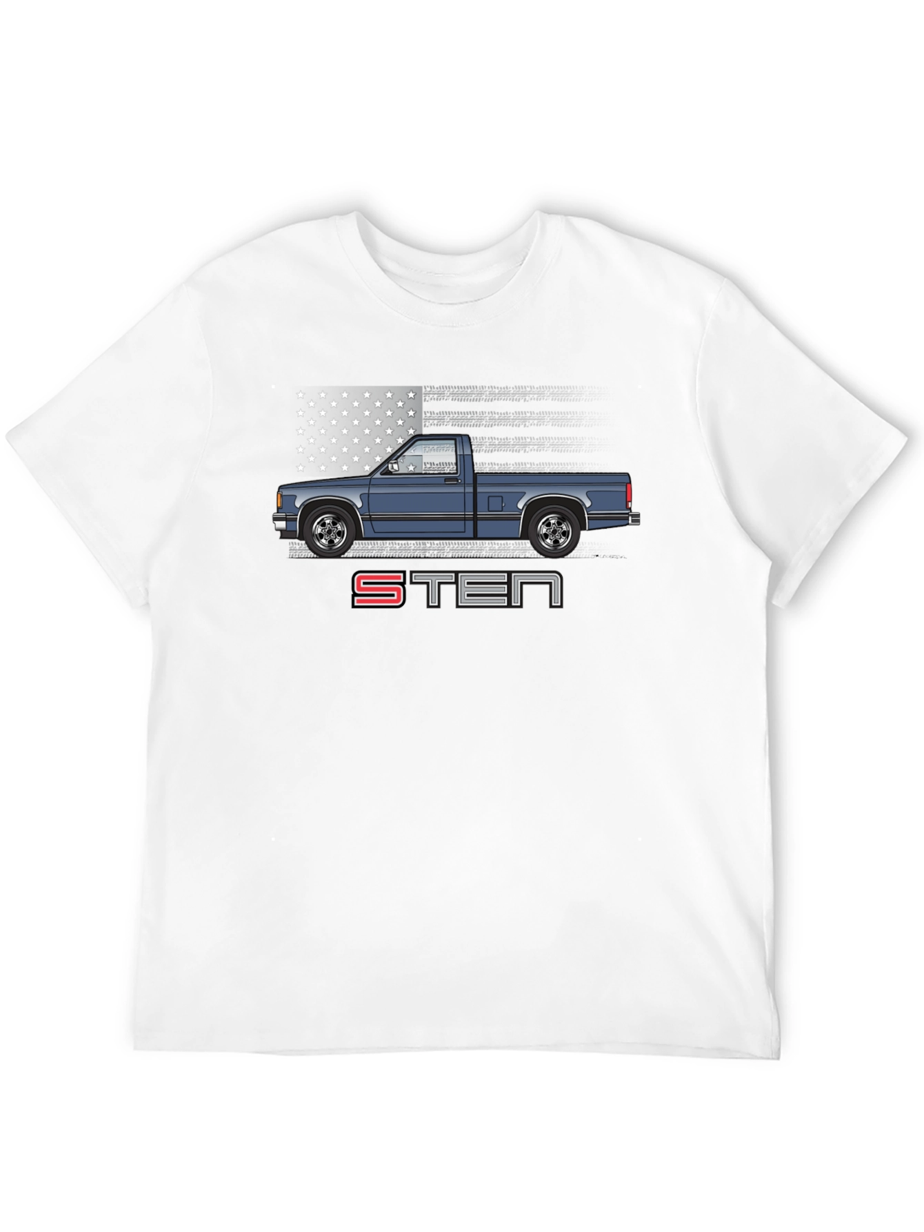 Black S10 Truck Graphic T-Shirt - Classic Pickup Tee view 12