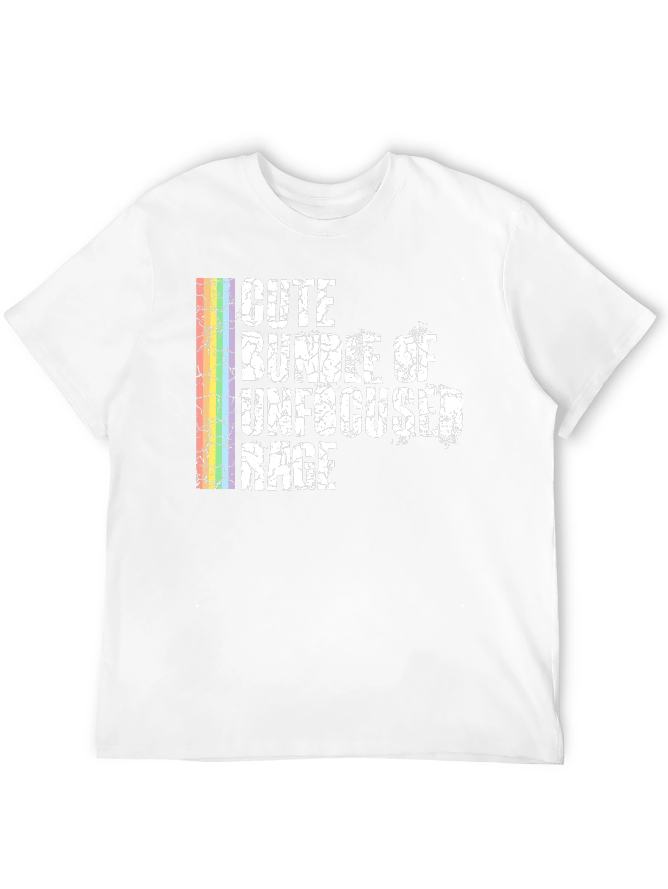Black Cute Bundle Of Unfocused Rage T-Shirt view 12