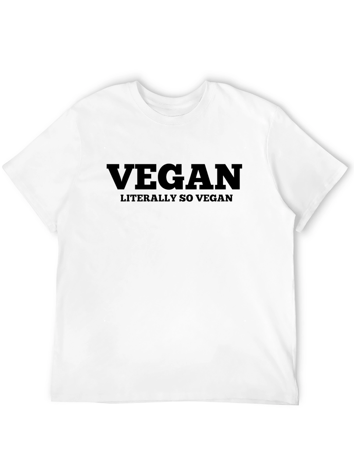 Black Vegan T-Shirt - Literally So Vegan Tee view 12