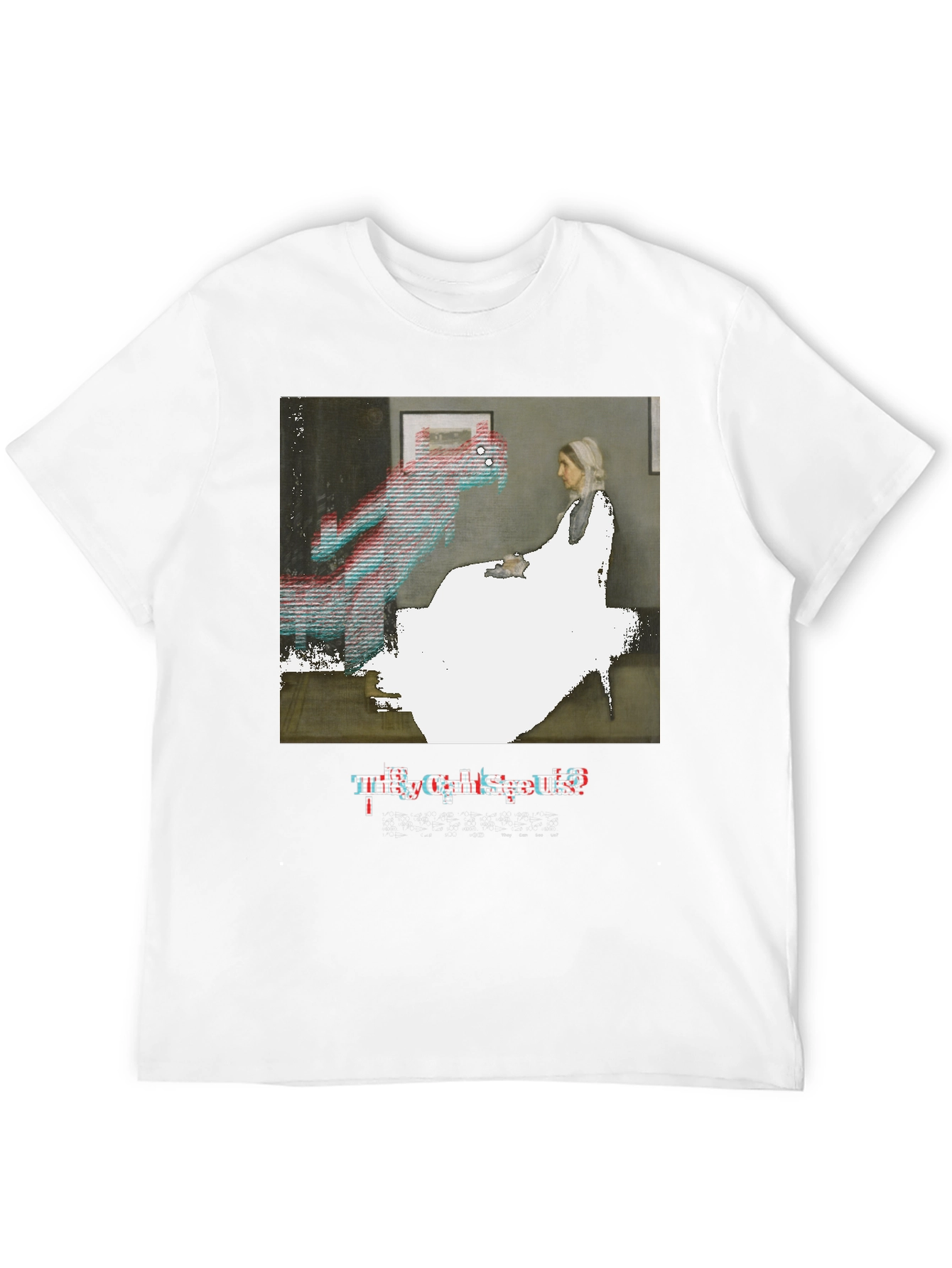 Black Artistic Graphic Tee: They Can See Us view 12