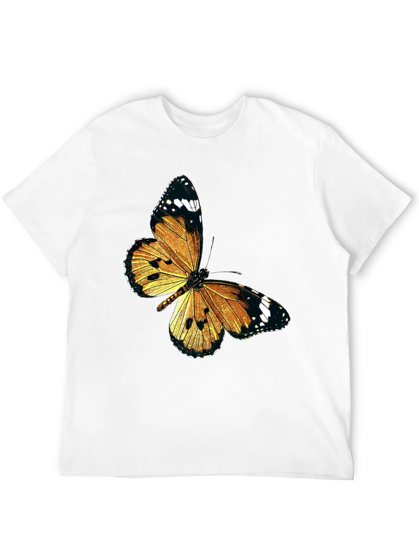 Black Butterfly Graphic Black T-Shirt view 12
