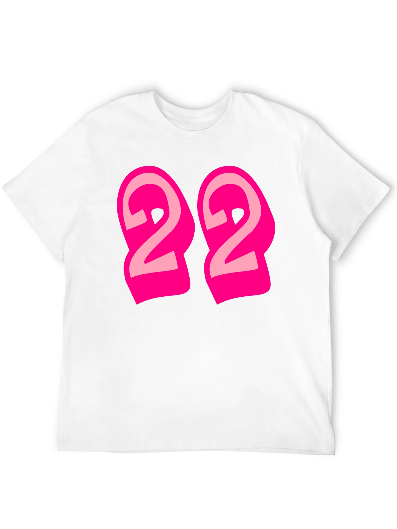Black Bold Number 22 Graphic Tee - Black view 12