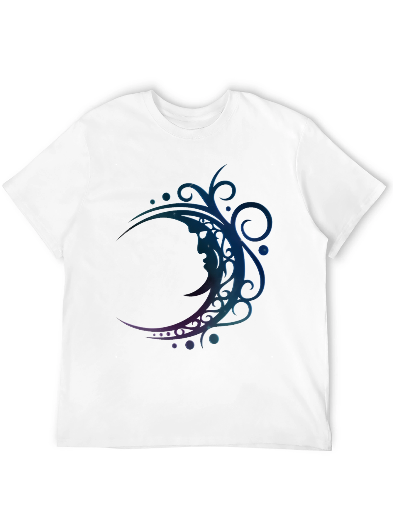 Black Mystic Moon Graphic Tee - Premium Comfort view 12