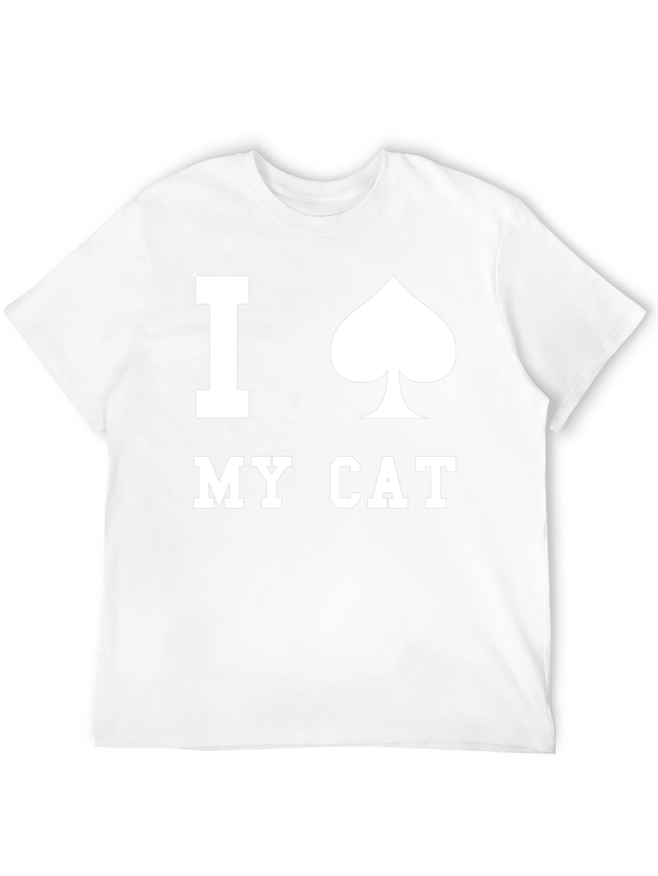 Black I Spade My Cat T-Shirt - Funny Graphic Tee view 12