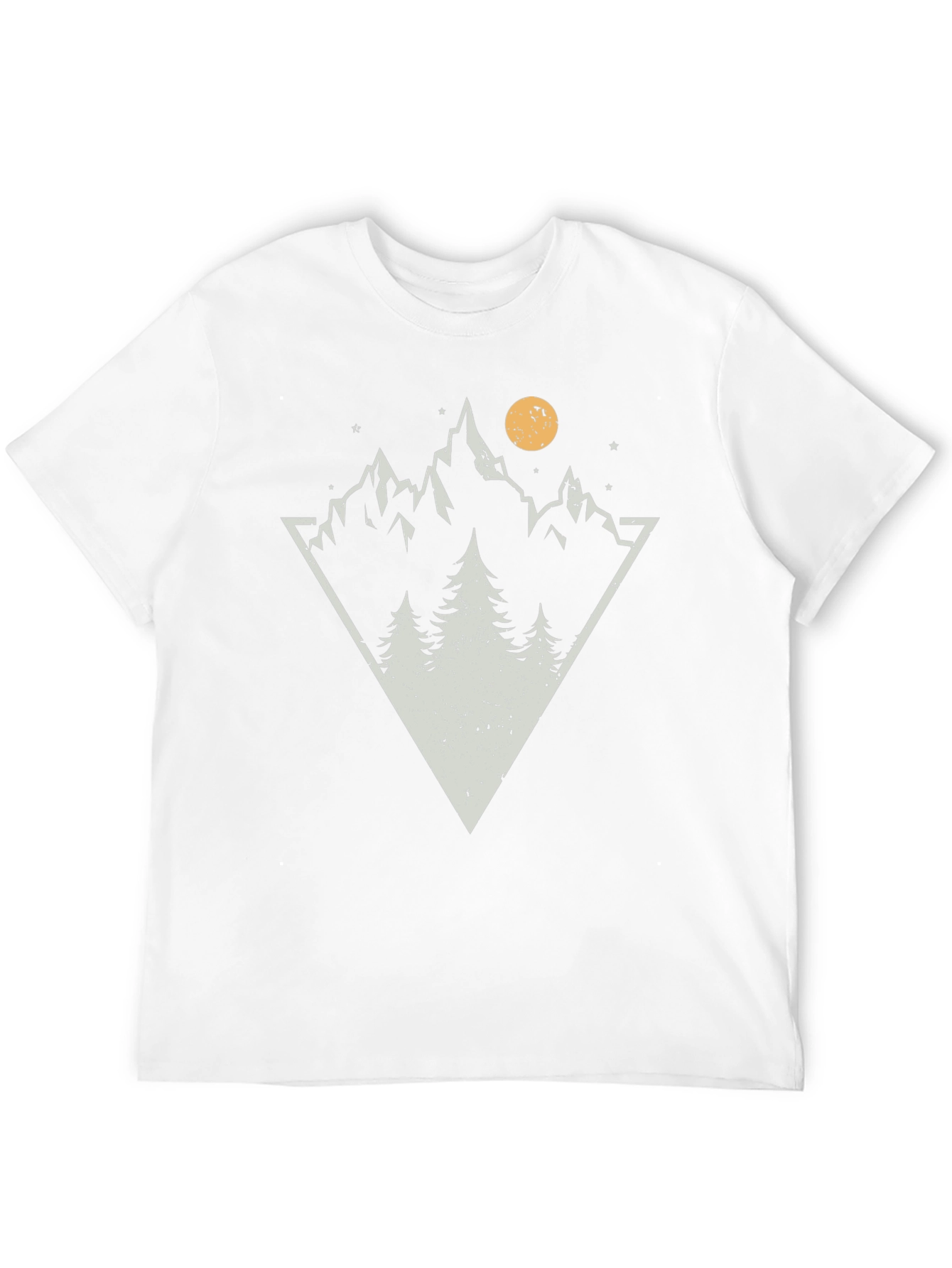 Black Mountain Triangle Graphic T-Shirt view 12