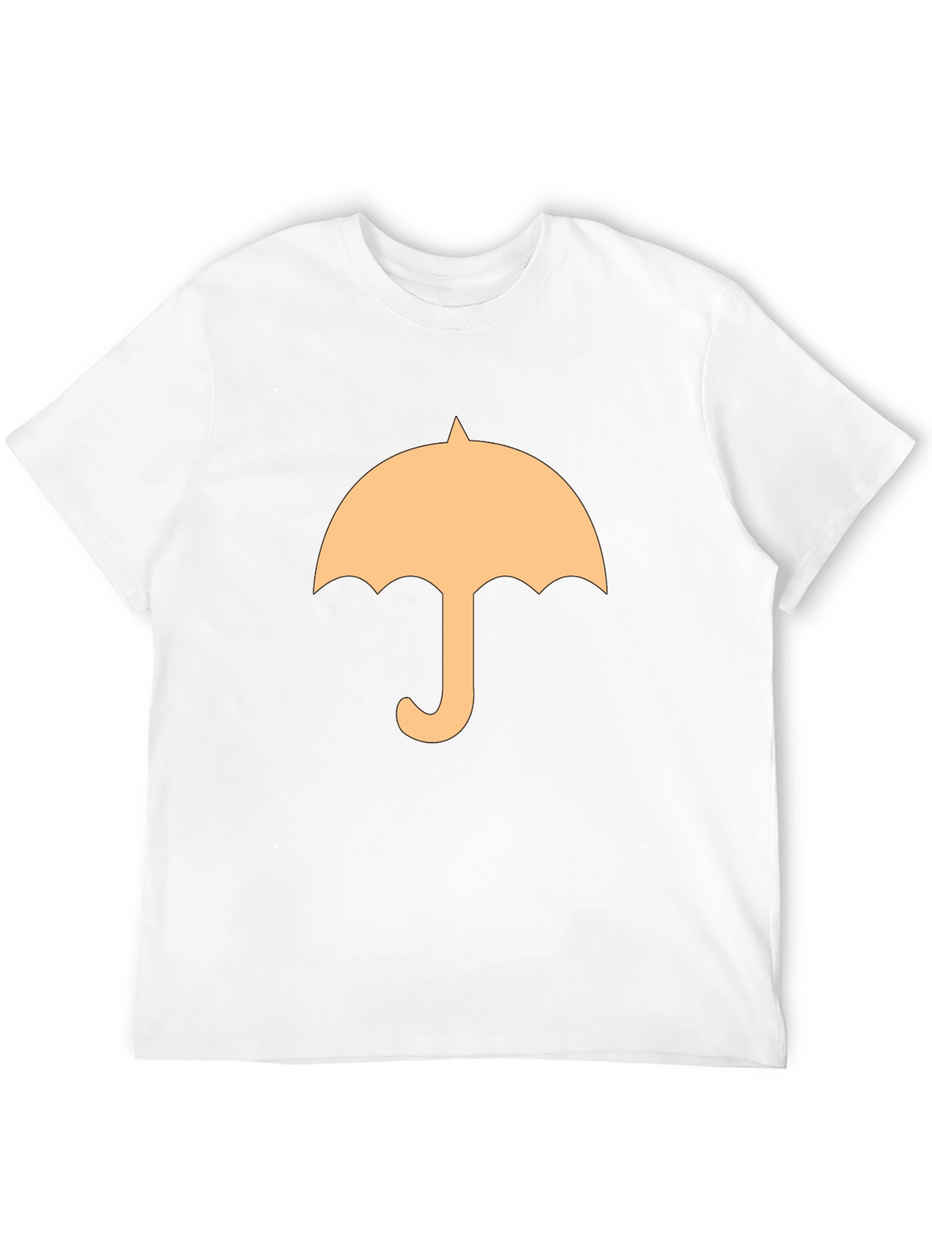 Black Umbrella Graphic Tee - Stylish Black Cotton T-Shirt view 12