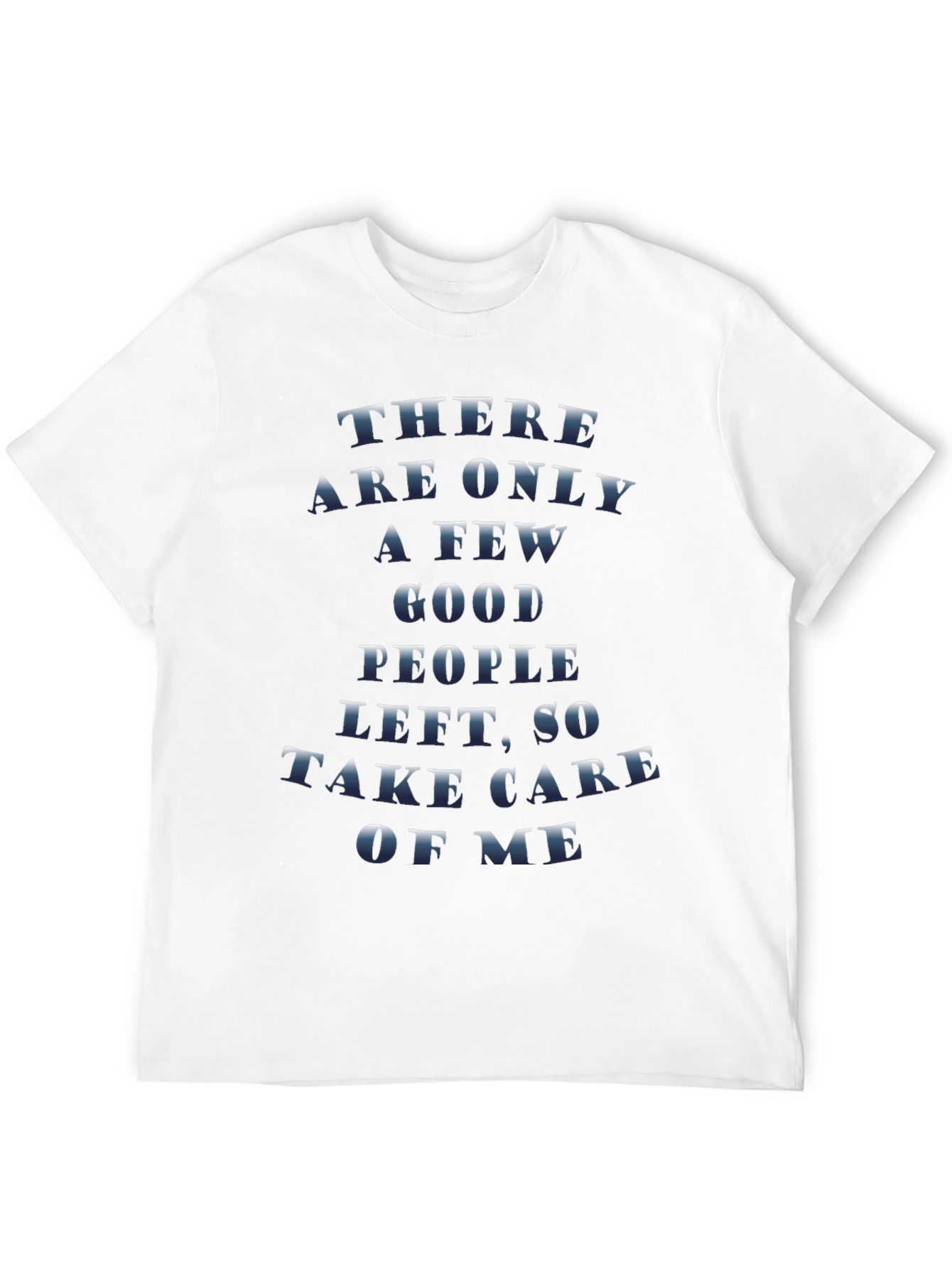 Black Sarcastic Graphic Tee - Take Care of Me Print view 12