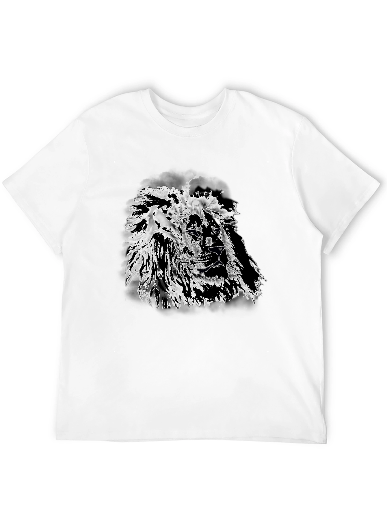 Black Lion Graphic Black T-Shirt - Bold Style view 12