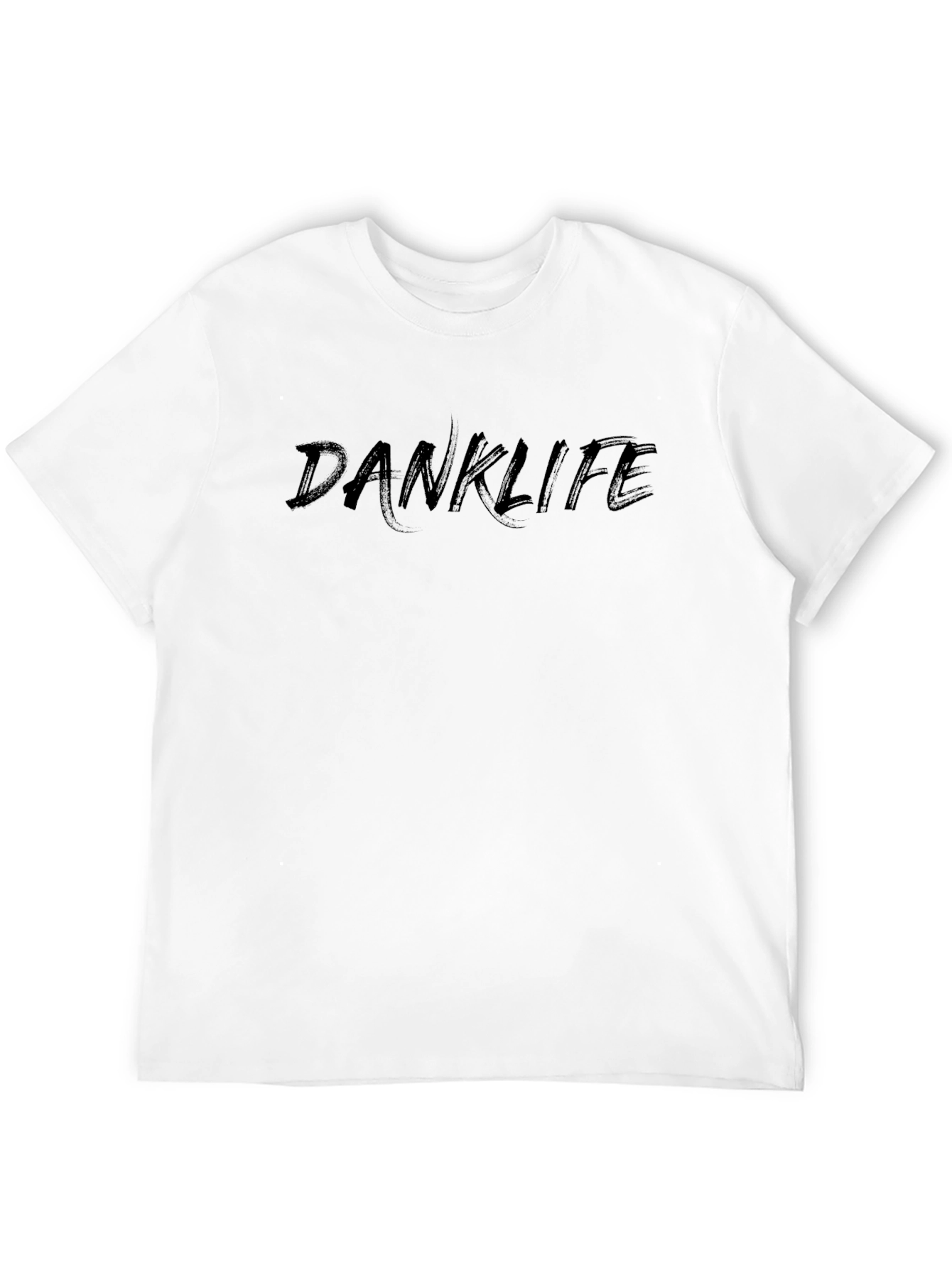 Black Danklife Graphic T-Shirt - Black Crew Neck Tee view 12