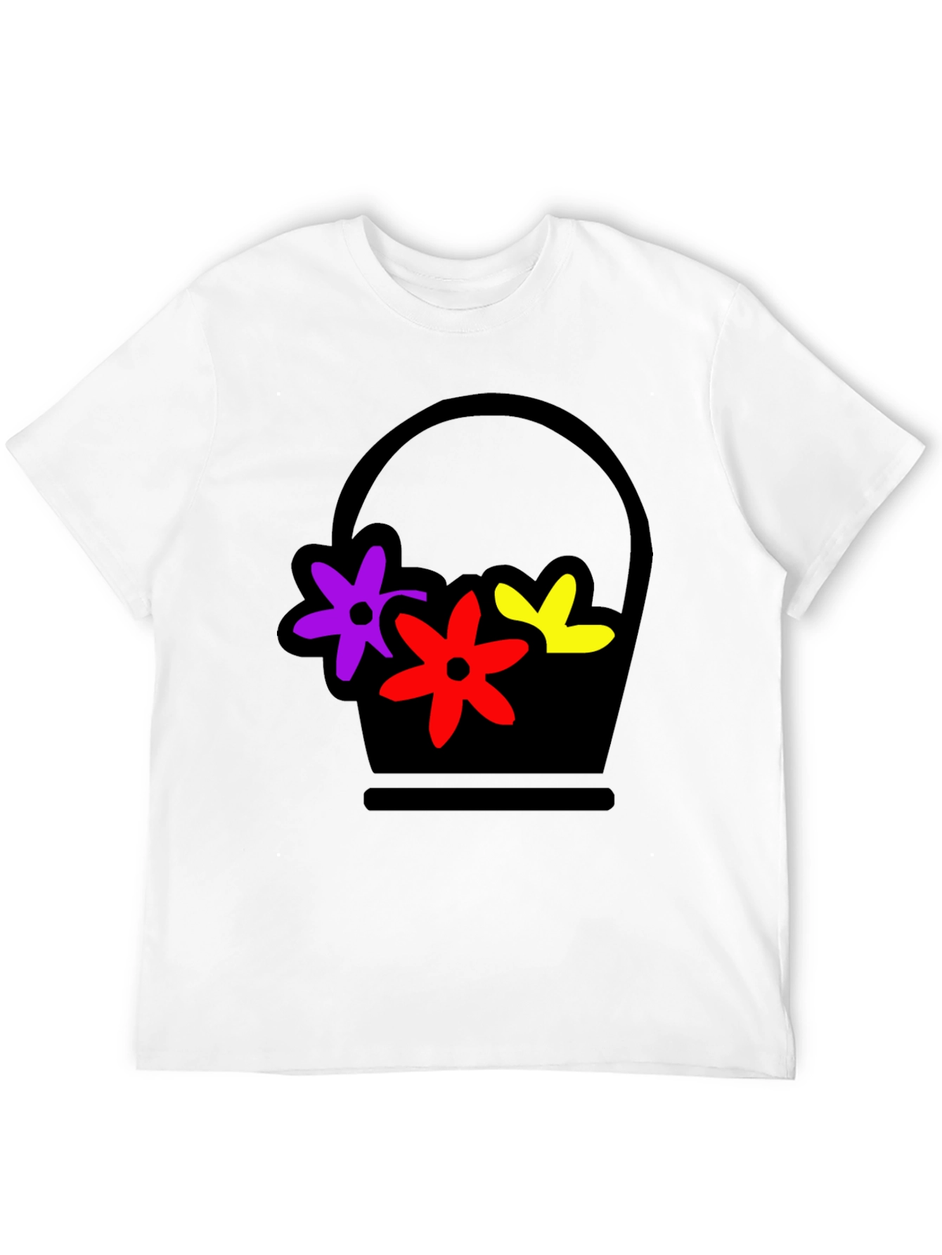 Floral Basket Graphic Tee - 12