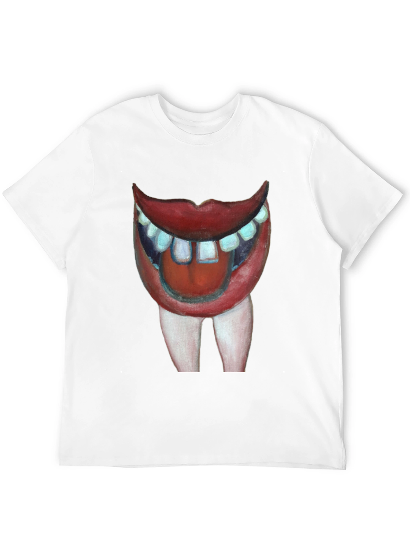 Black Funny Mouth T-Shirt view 12