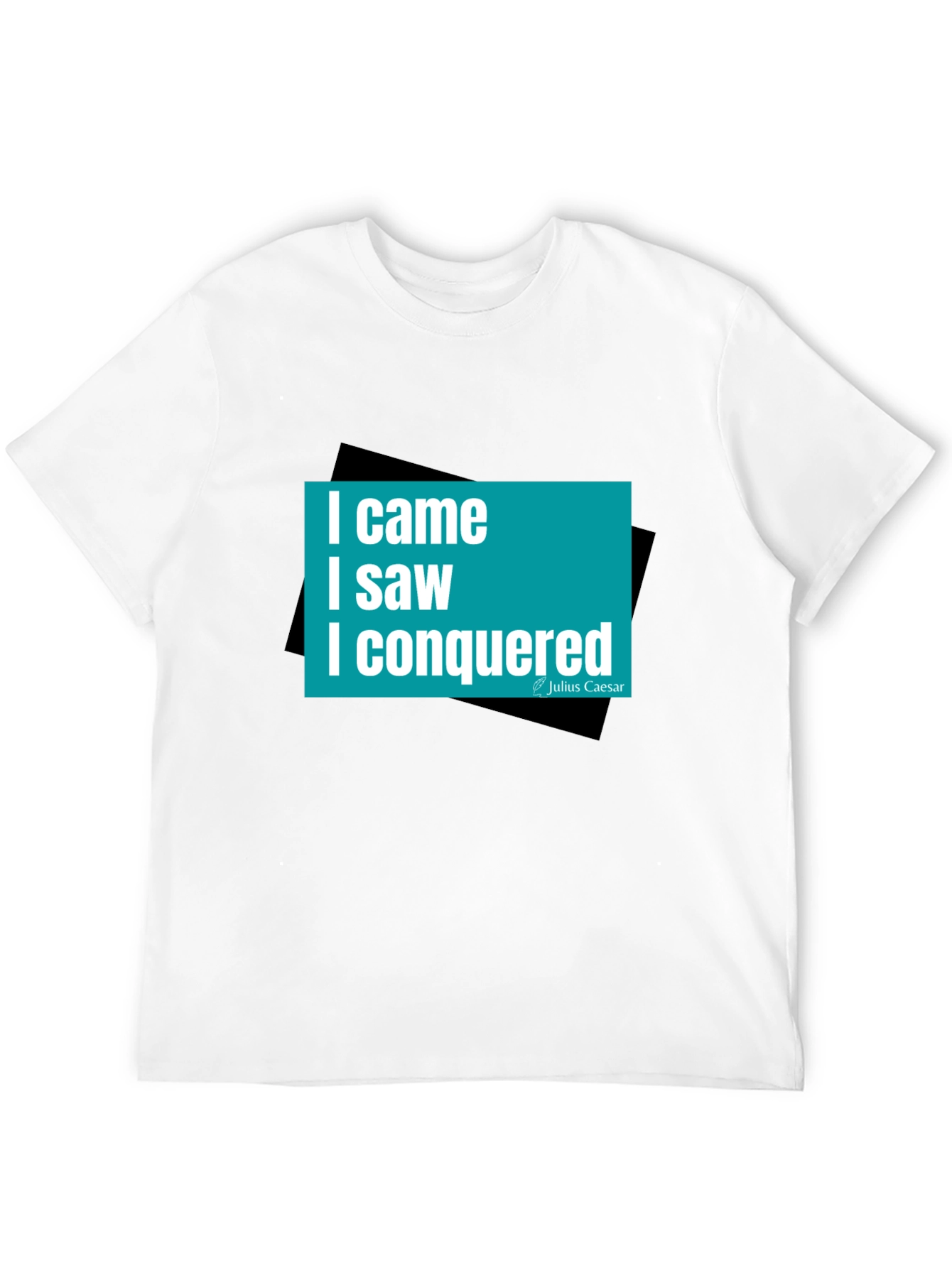 Black I Came, I Saw, I Conquered Tee view 12