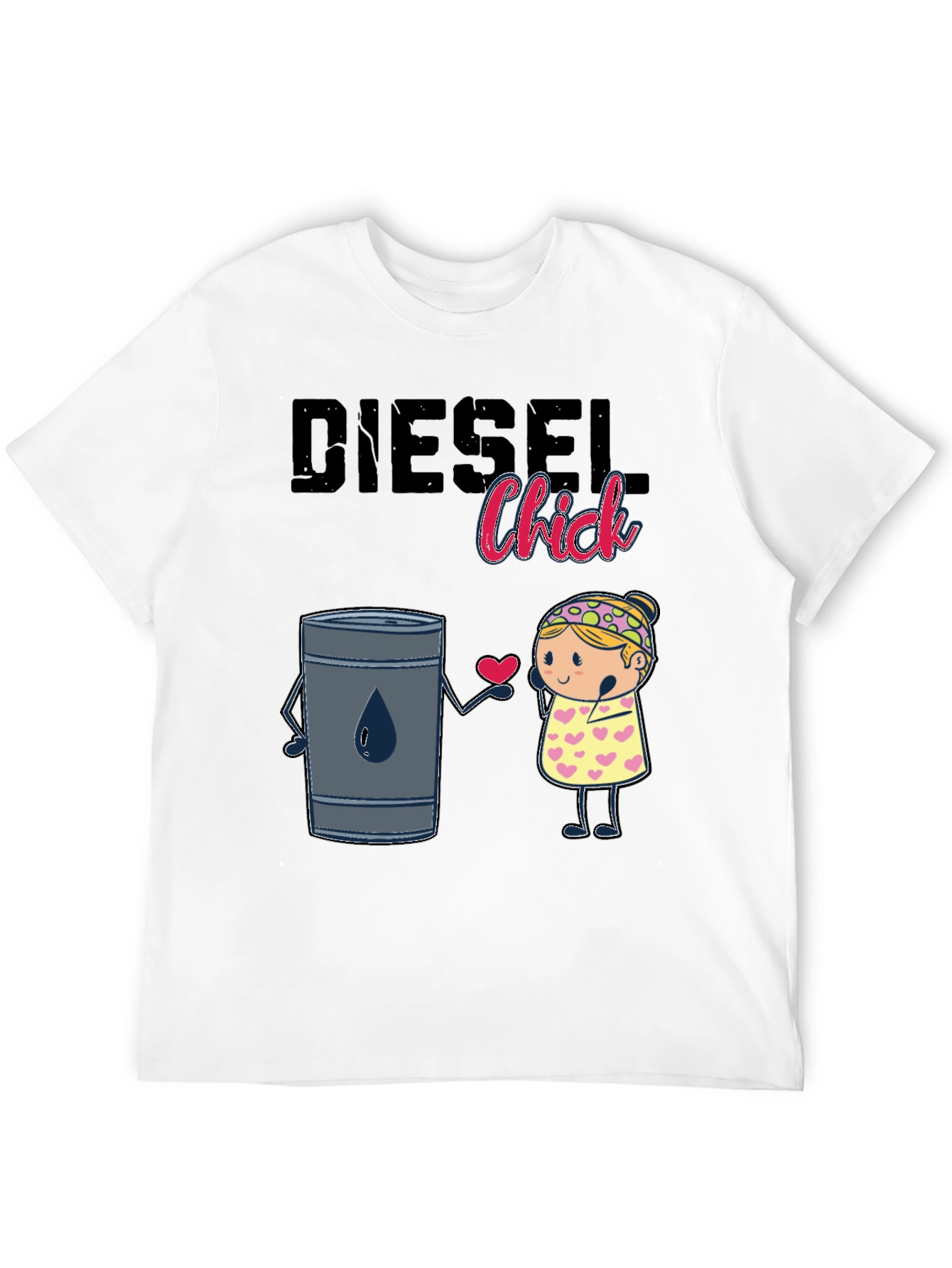 Black Diesel Chick Graphic T-Shirt view 12