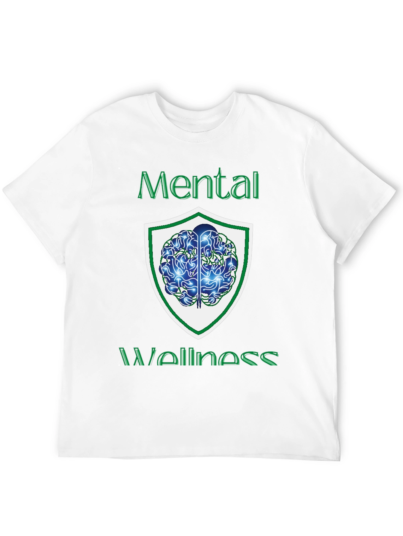 Black Mental Wellness Graphic Tee - Black view 12