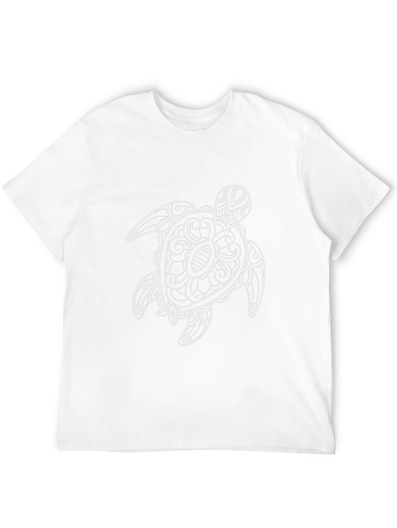 Black Turtle Graphic Print Black T-Shirt view 12
