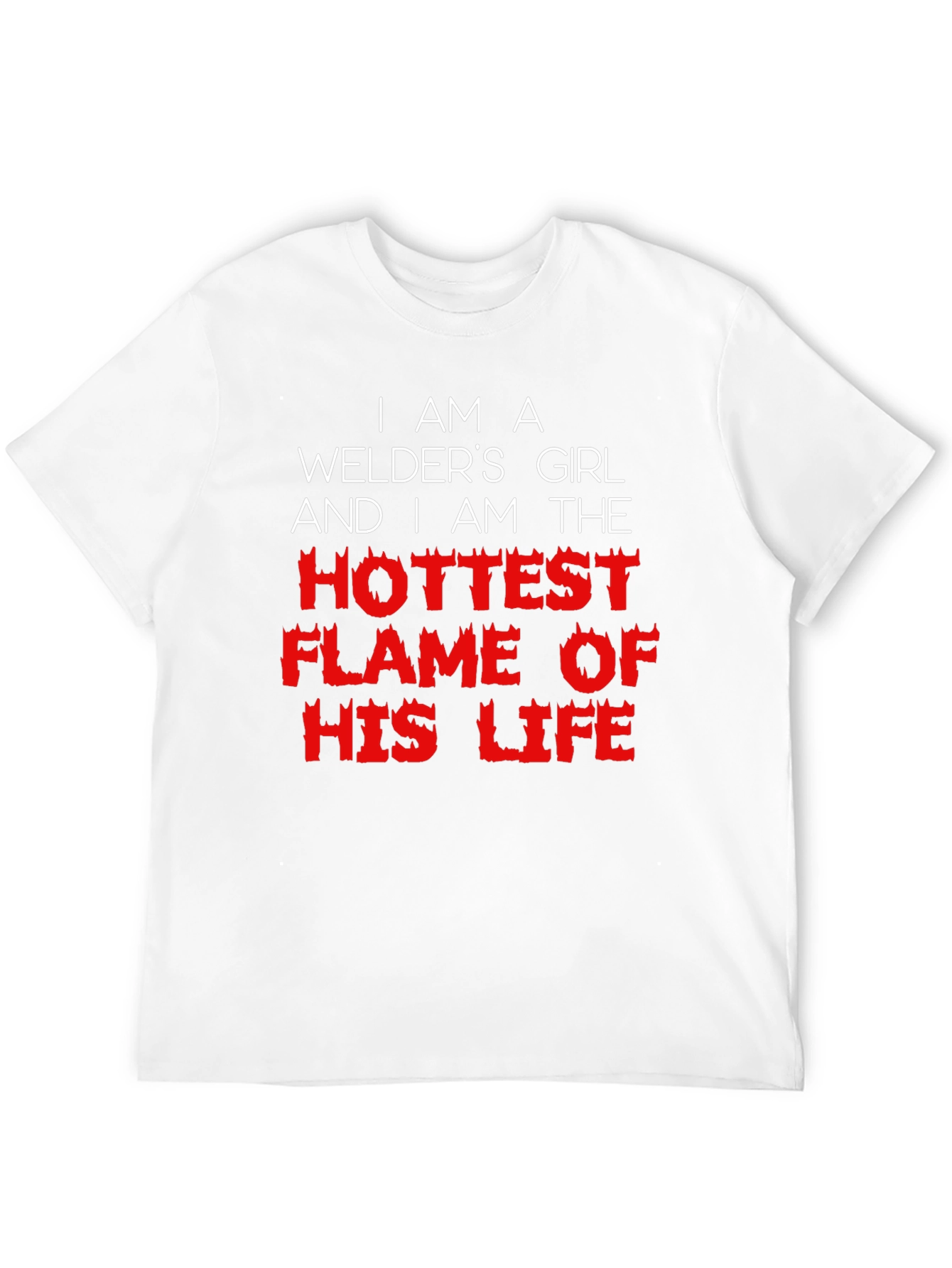 Black Welder's Girl T-Shirt - Hottest Flame view 12