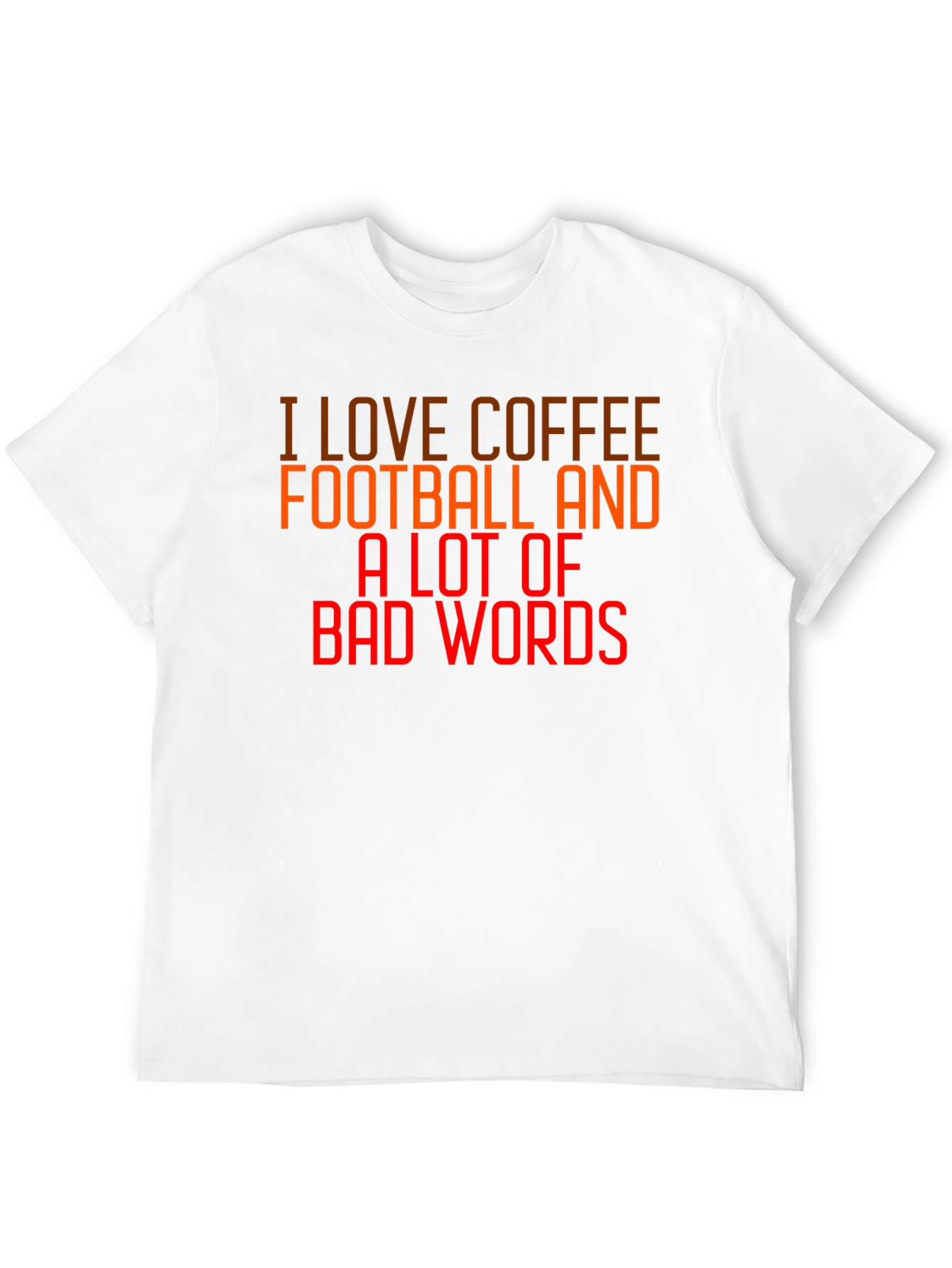 Black Coffee, Football & Bad Words Graphic Tee view 12