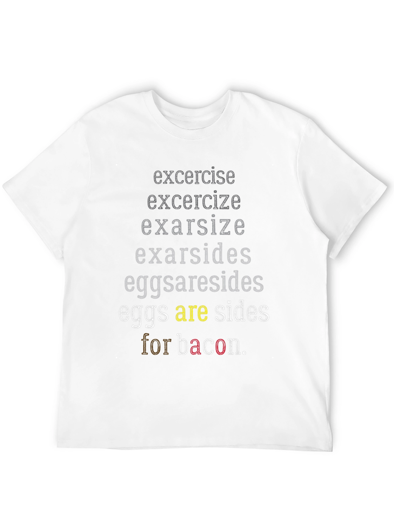 Black Eggs are Sides for Bacon T-Shirt view 12