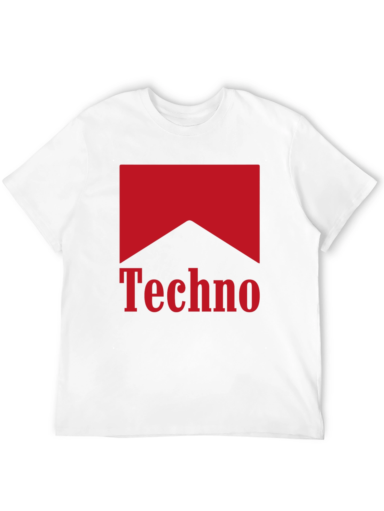 Black Techno Marlboro Style T-Shirt view 12