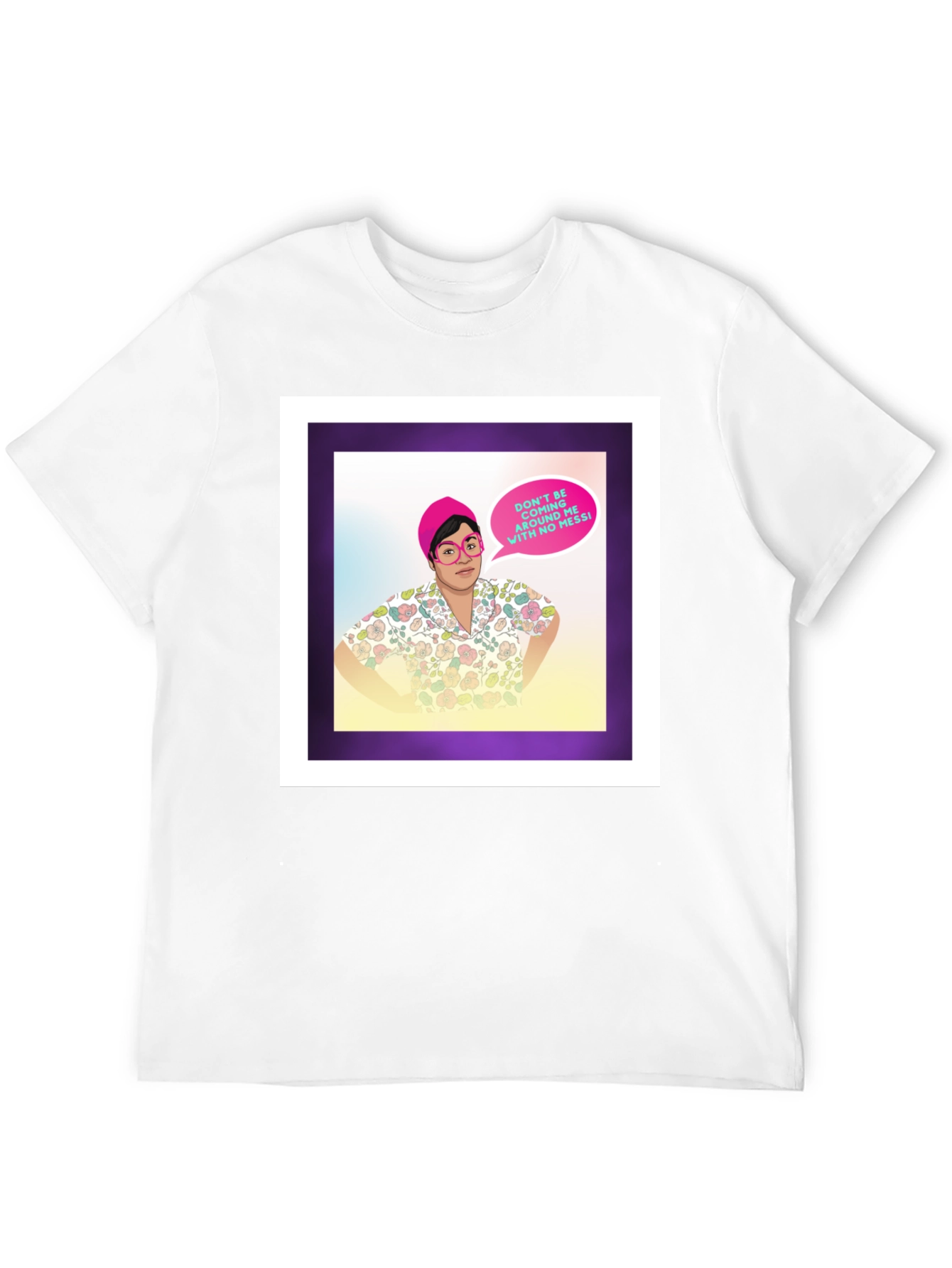 Black Funny Graphic T-Shirt - "No Messi" Quote view 12