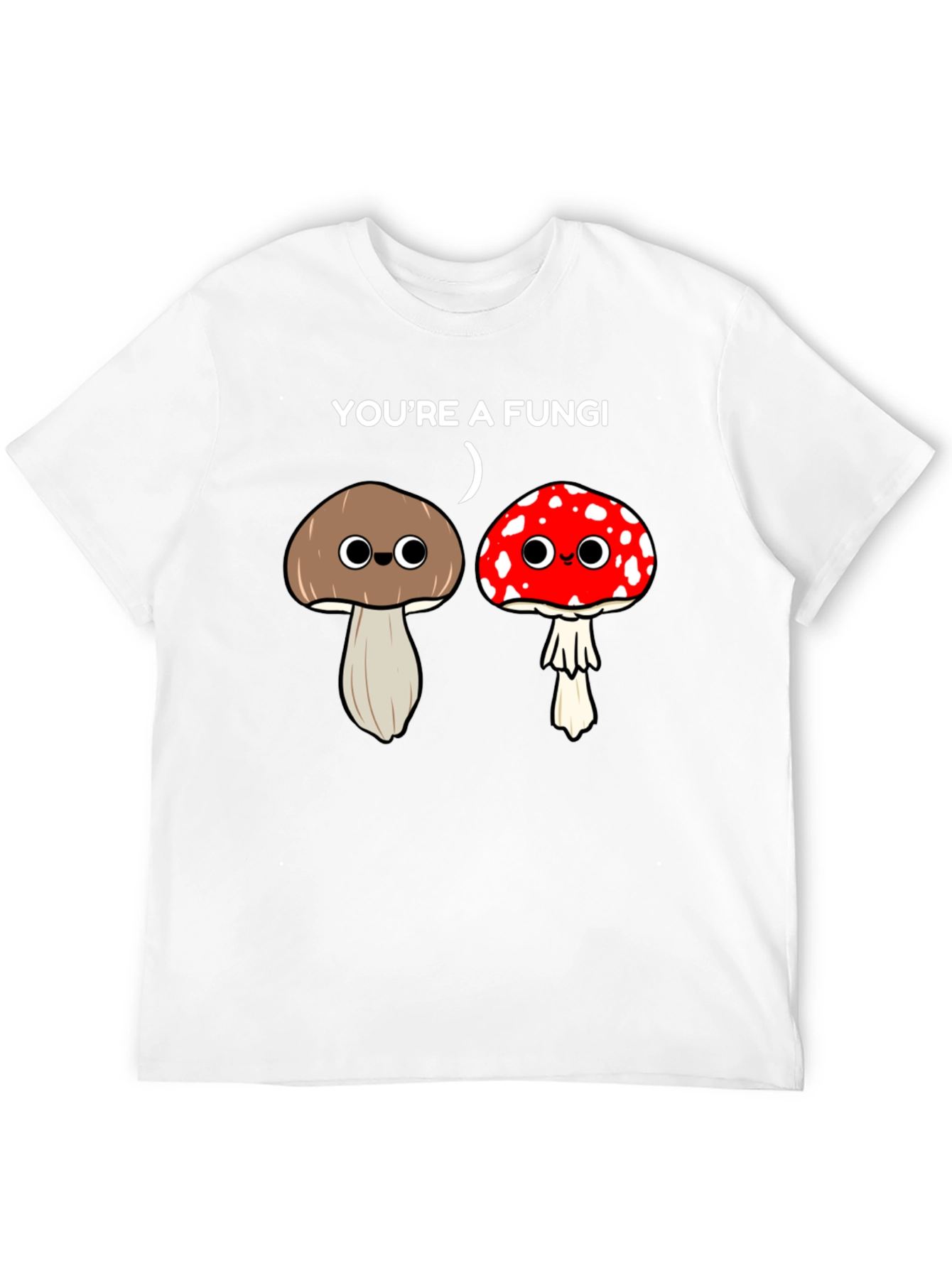 Black Funny "You're a Fungi" Graphic T-Shirt view 12
