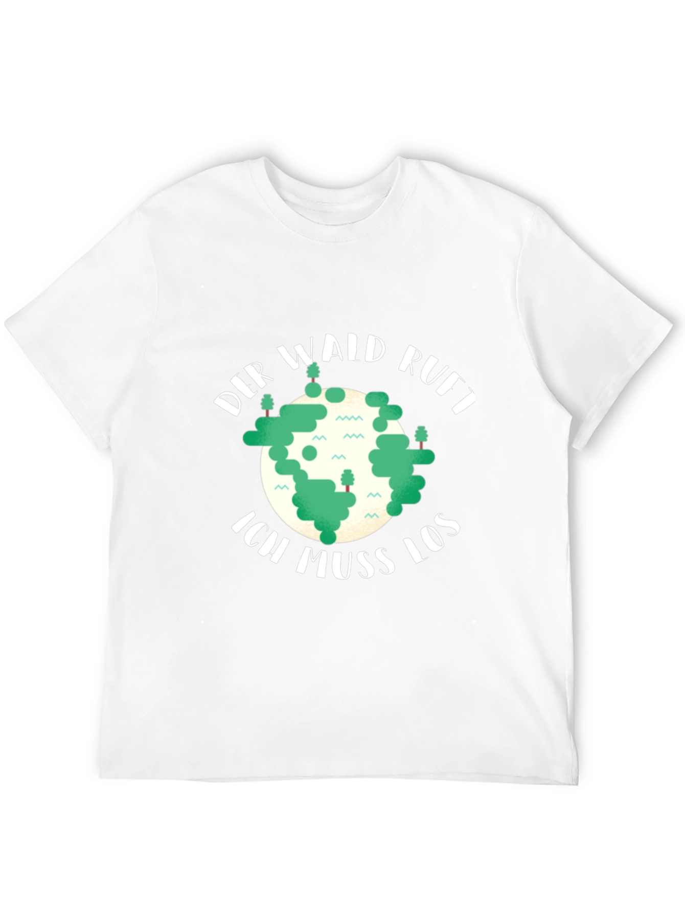 Black Der Wald Ruft T-Shirt - Nature Lover's Tee view 12