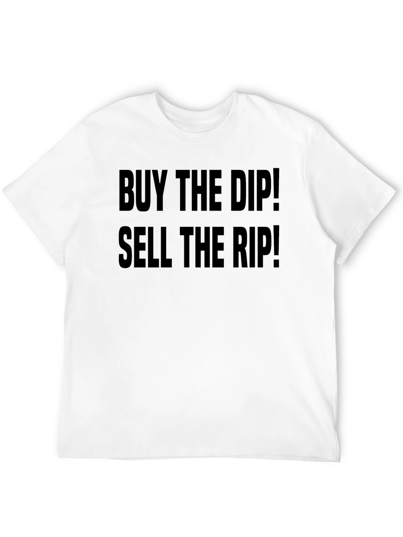 Black Buy the Dip! Sell the Rip! Black T-Shirt view 12