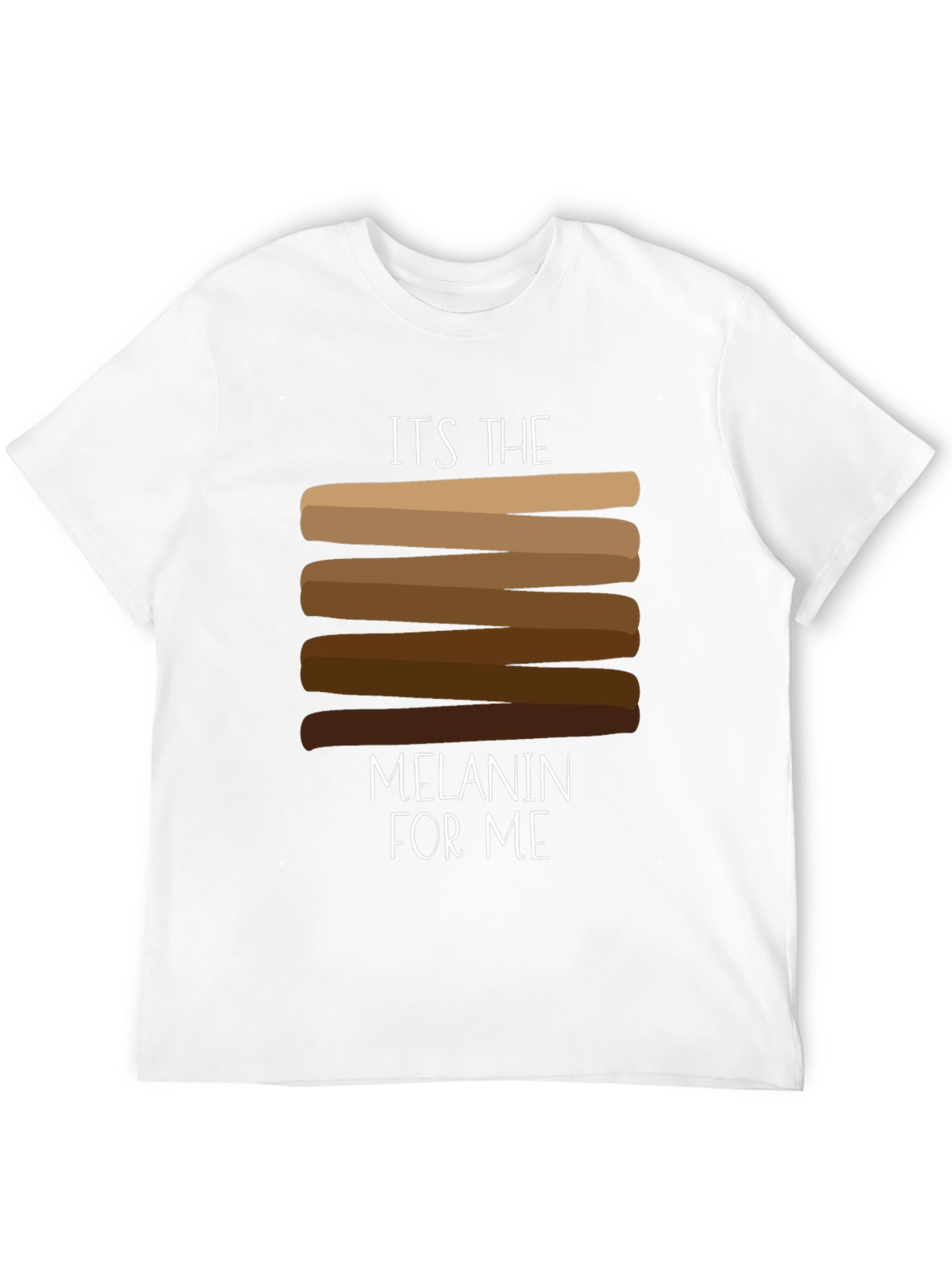 Black It's the Melanin for Me Graphic T-Shirt view 12