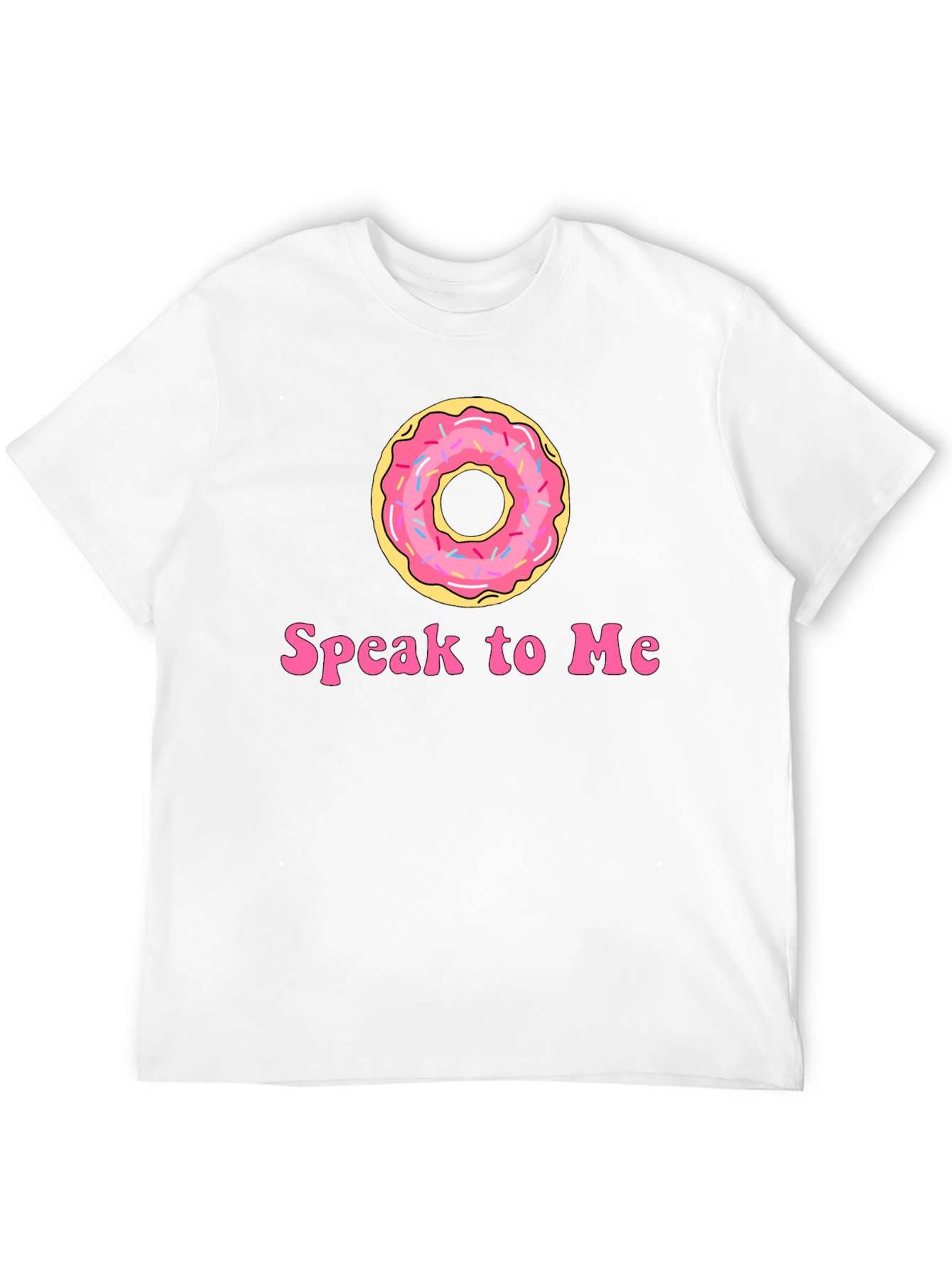 Black Donut Speak To Me Black T-Shirt view 12