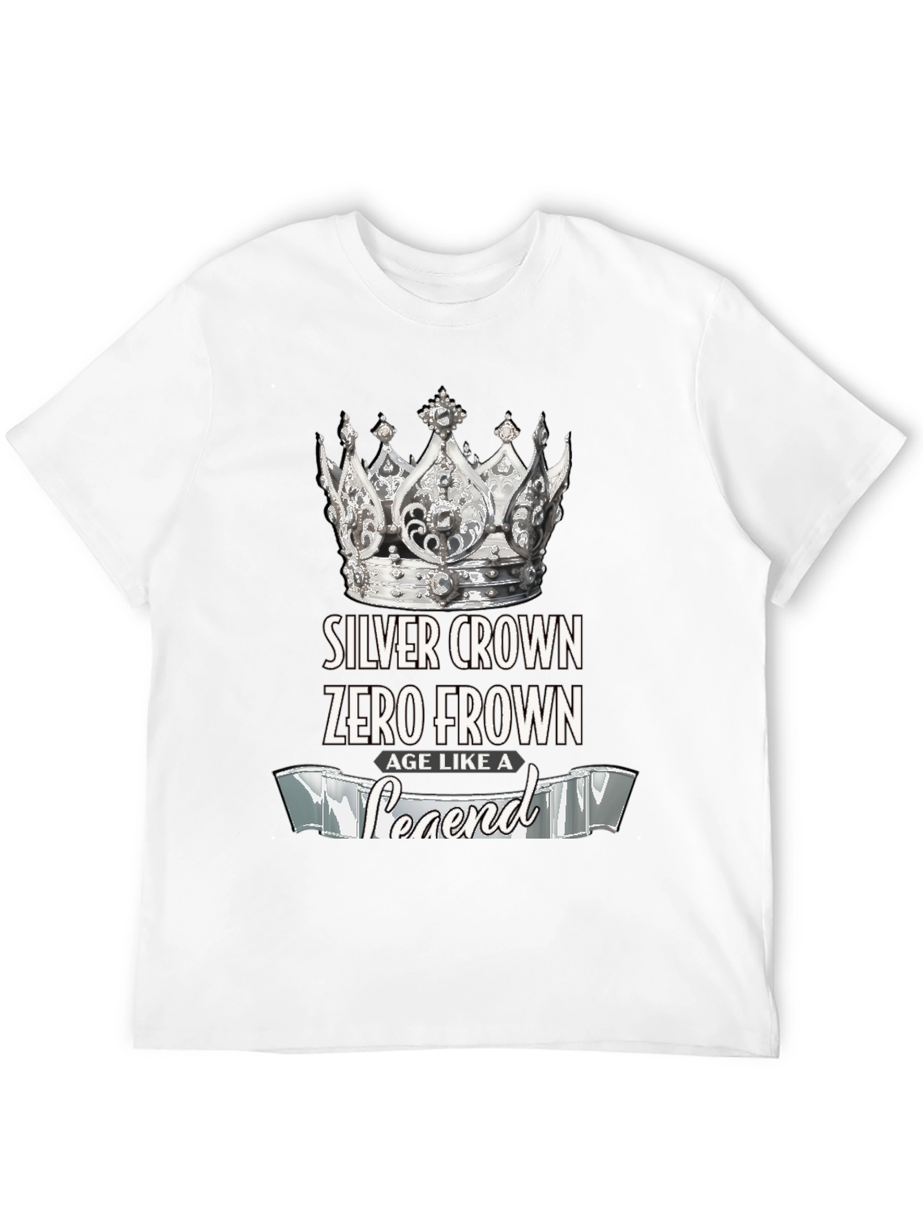 Black Silver Crown Legend Tee view 12